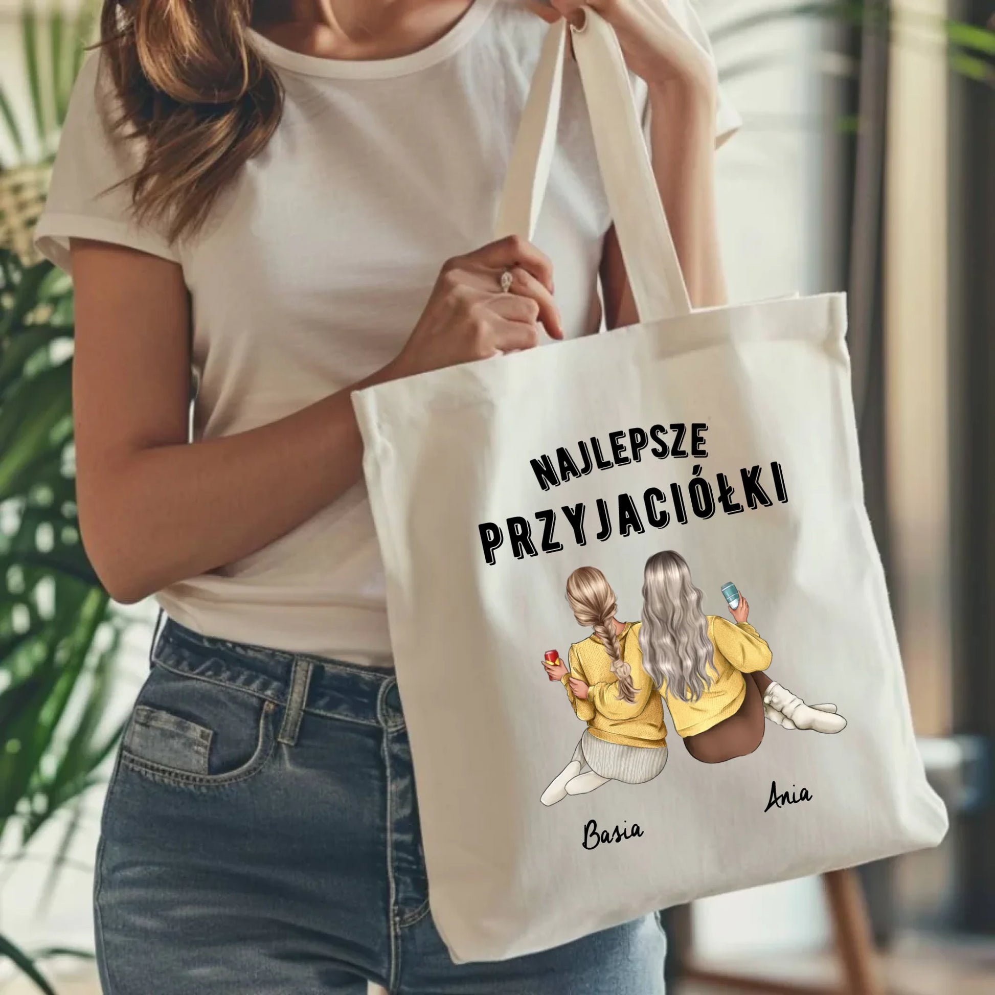 Torba - prezent dla przyjaciółek - Najlepsze przyjaciółki 2-4 osób - personalizowana PR01 - StoryCups.pl