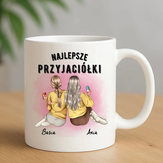 Kubek - prezent dla przyjaciółek - Najlepsze przyjaciółki 2-4 osób - personalizowany PR01 - StoryCups.pl