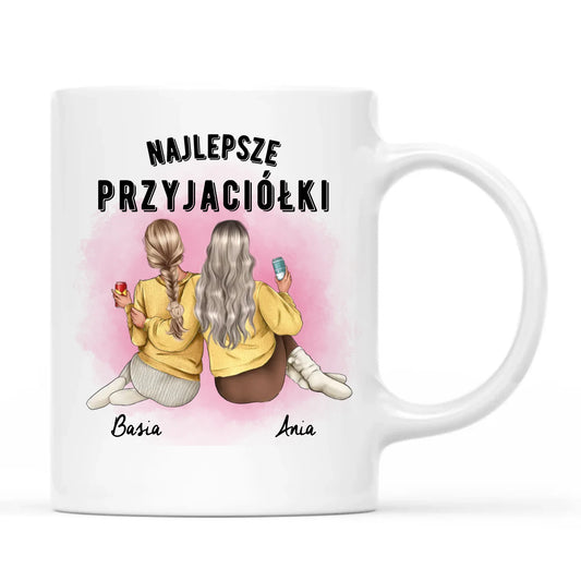 Kubek - prezent dla przyjaciółek - Najlepsze przyjaciółki 2-4 osób - personalizowany PR01 - StoryCups.pl
