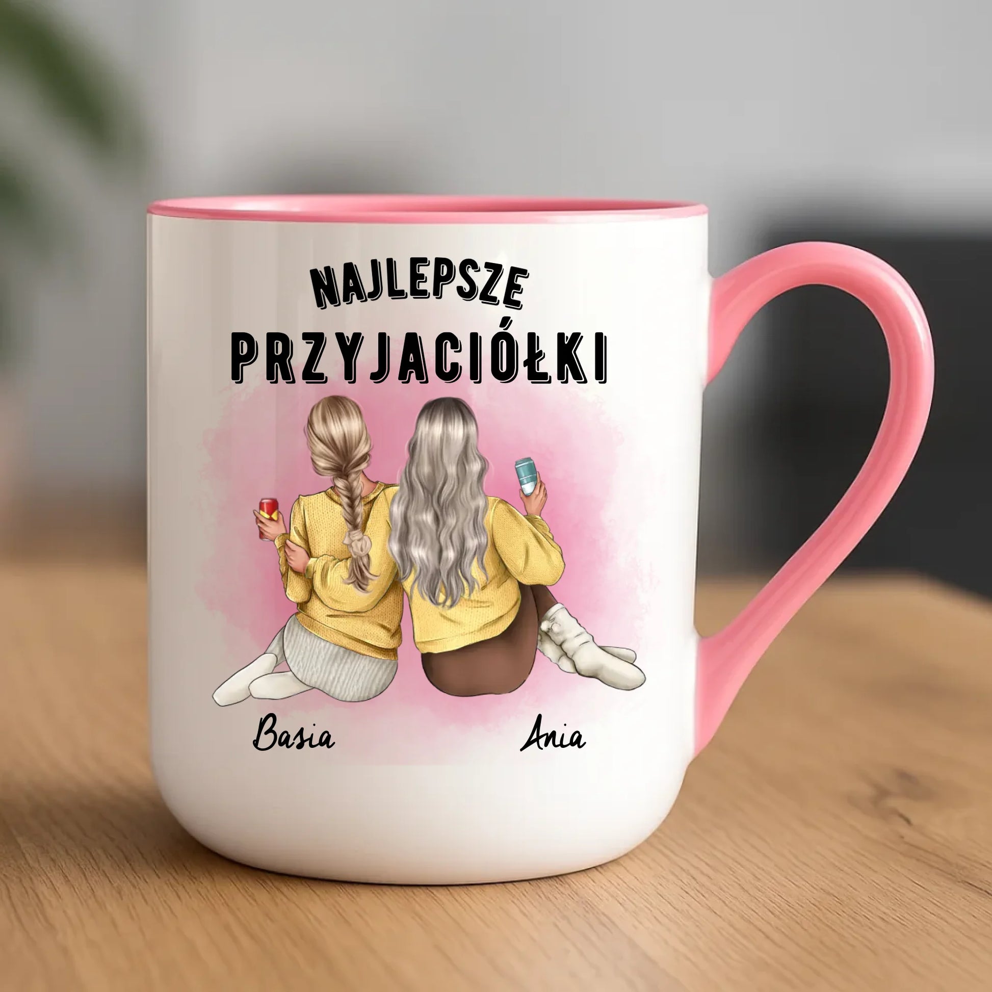 Kubek elegant - prezent dla przyjaciółek - Najlepsze przyjaciółki 2-4 osób - personalizowany PR01 - StoryCups.pl