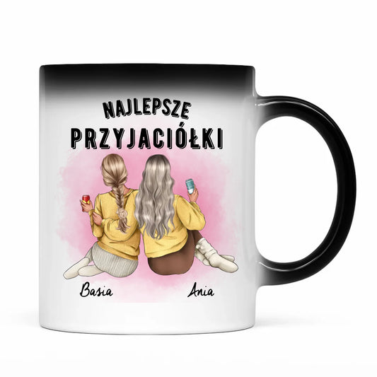 Kubek magiczny - prezent dla przyjaciółek - Najlepsze przyjaciółki 2-4 osób - personalizowany PR01 - StoryCups.pl