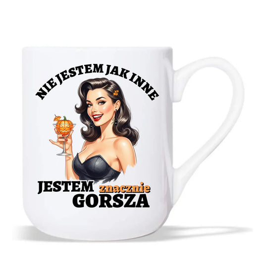 Kubek elegant halloweenowy - Nie jestem jak inne HL24