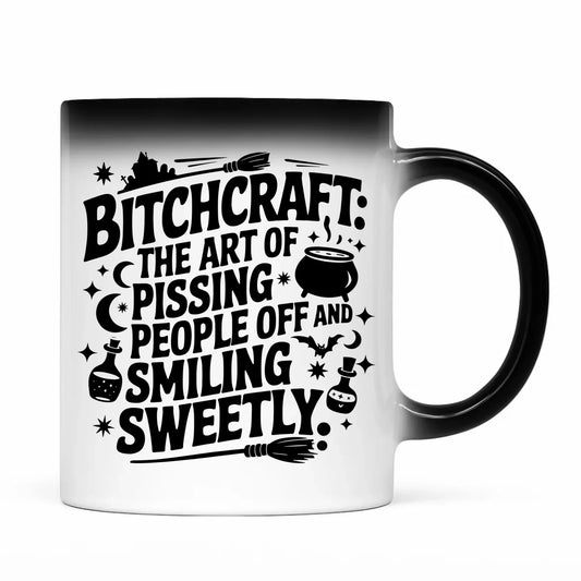 Kubek magiczny na Halloween - Bitchcraft HL25
