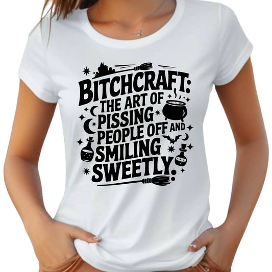 Koszulka damska na Halloween - Bitchcraft HL25