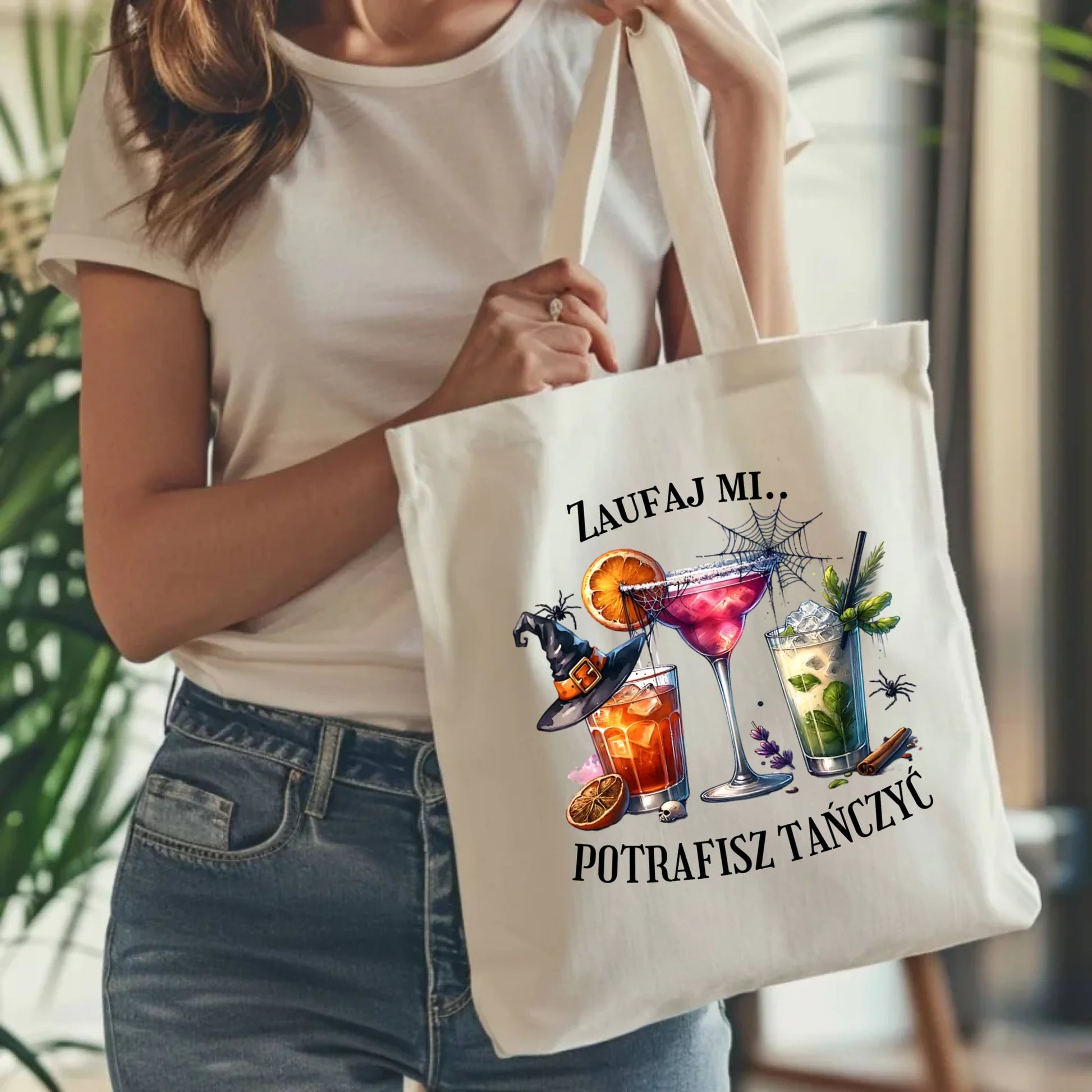 Torba na Halloween - Zaufaj mi potrafisz tańczyć HL26 - StoryCups.pl