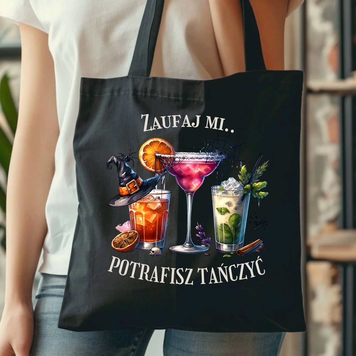 Torba na Halloween - Zaufaj mi potrafisz tańczyć  HL26