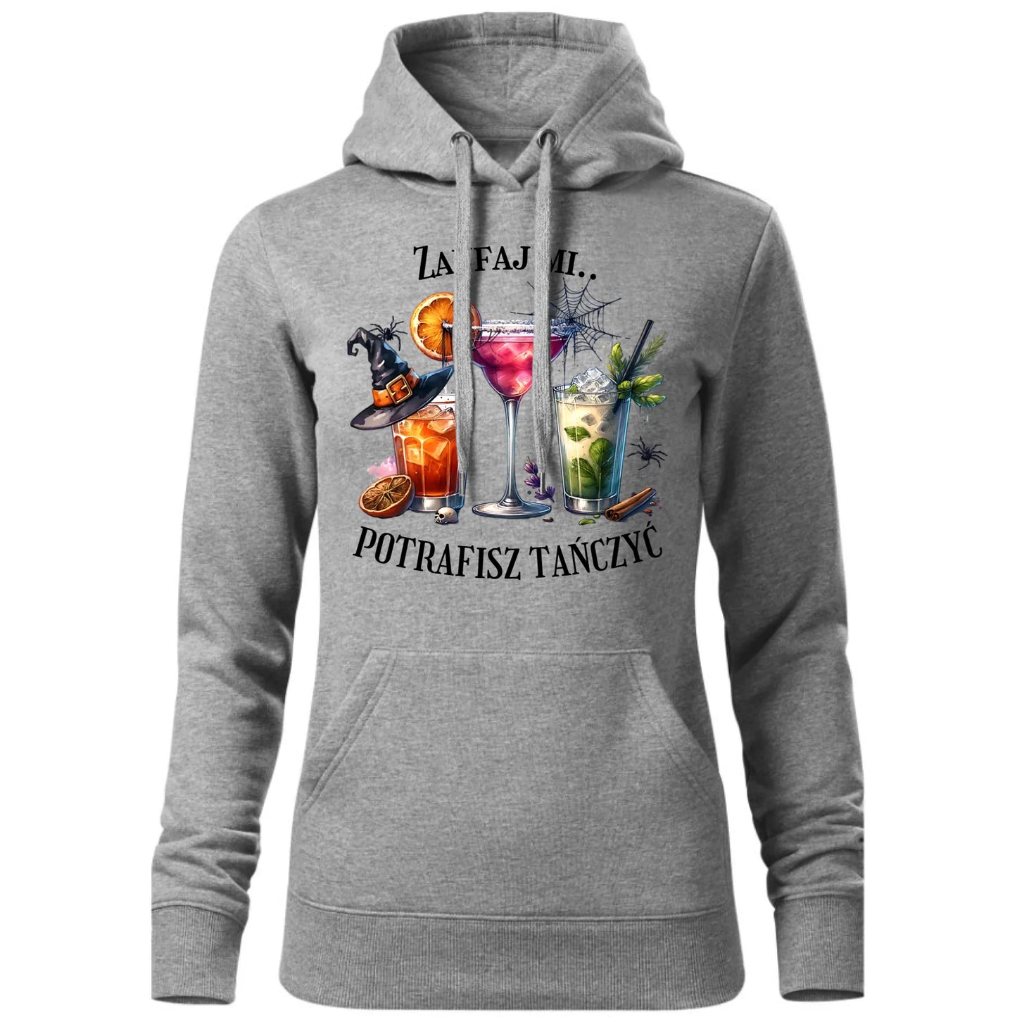 Bluza damska z kapturem na Halloween - Zaufaj mi potrafisz tańczyć HL26 - StoryCups.pl