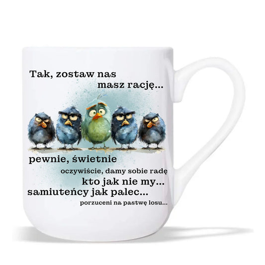 Kubek elegant na odejście z pracy - Tak, zostaw nas OP06 - StoryCups.pl