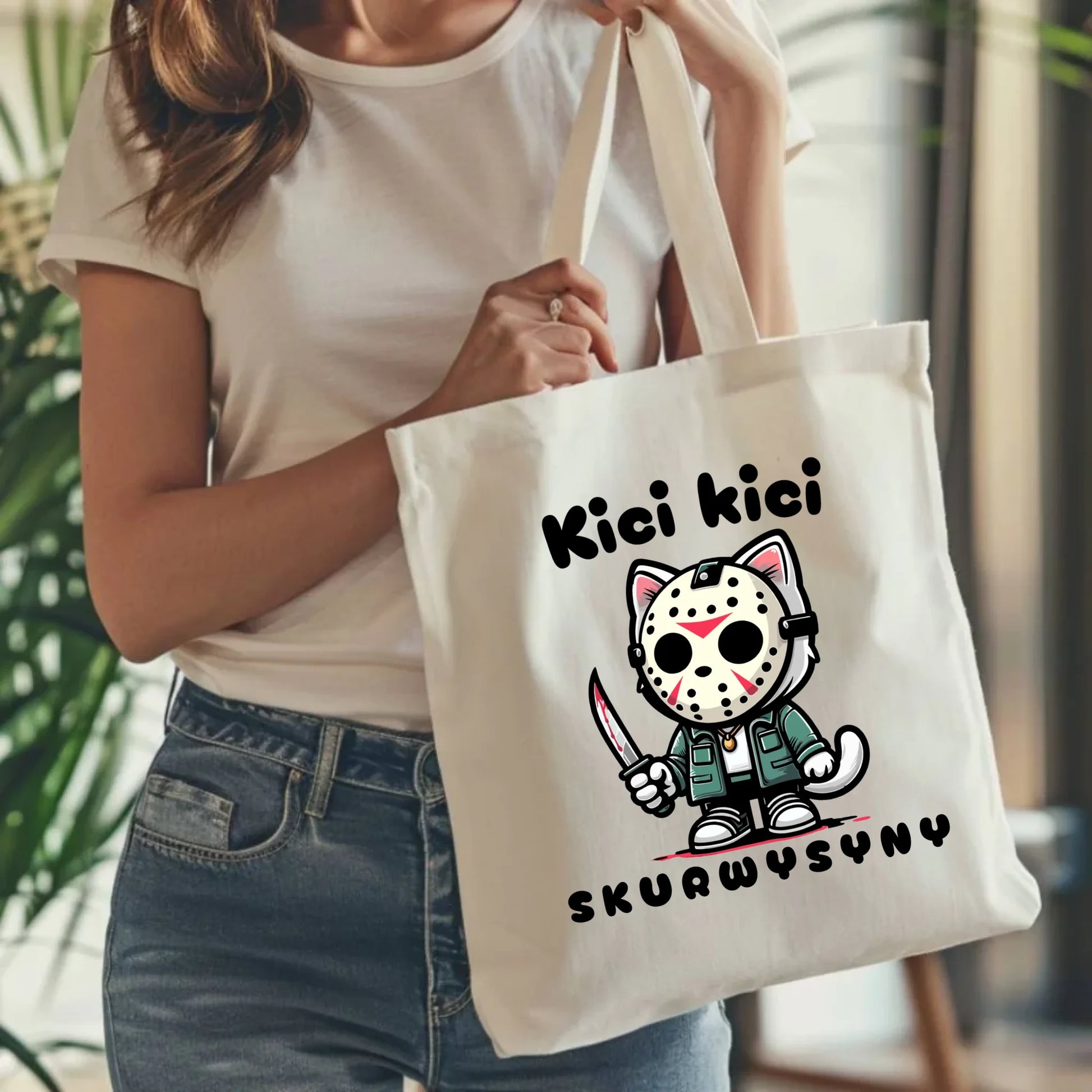 Torba na Halloween - Kici kici sk*rwysyny - bez cenzury HL28 - StoryCups.pl