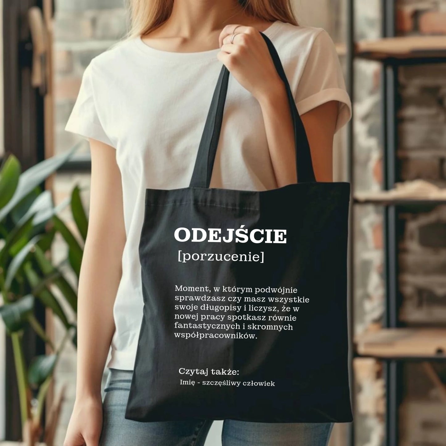 Torba - Odejście z pracy [porzucenie] - personalizowana OP01 - StoryCups.pl