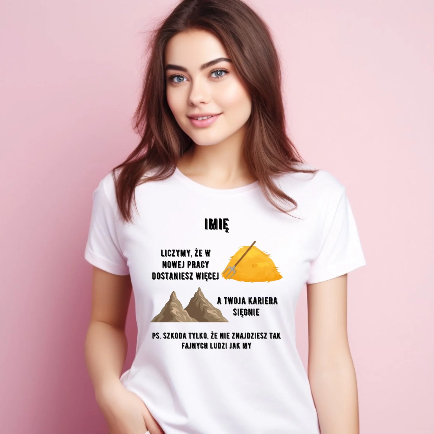 Koszulka damska na odejście z pracy - Nie znajdziesz tak fajnych ludzi jak my - personalizowana OP04 - StoryCups.pl