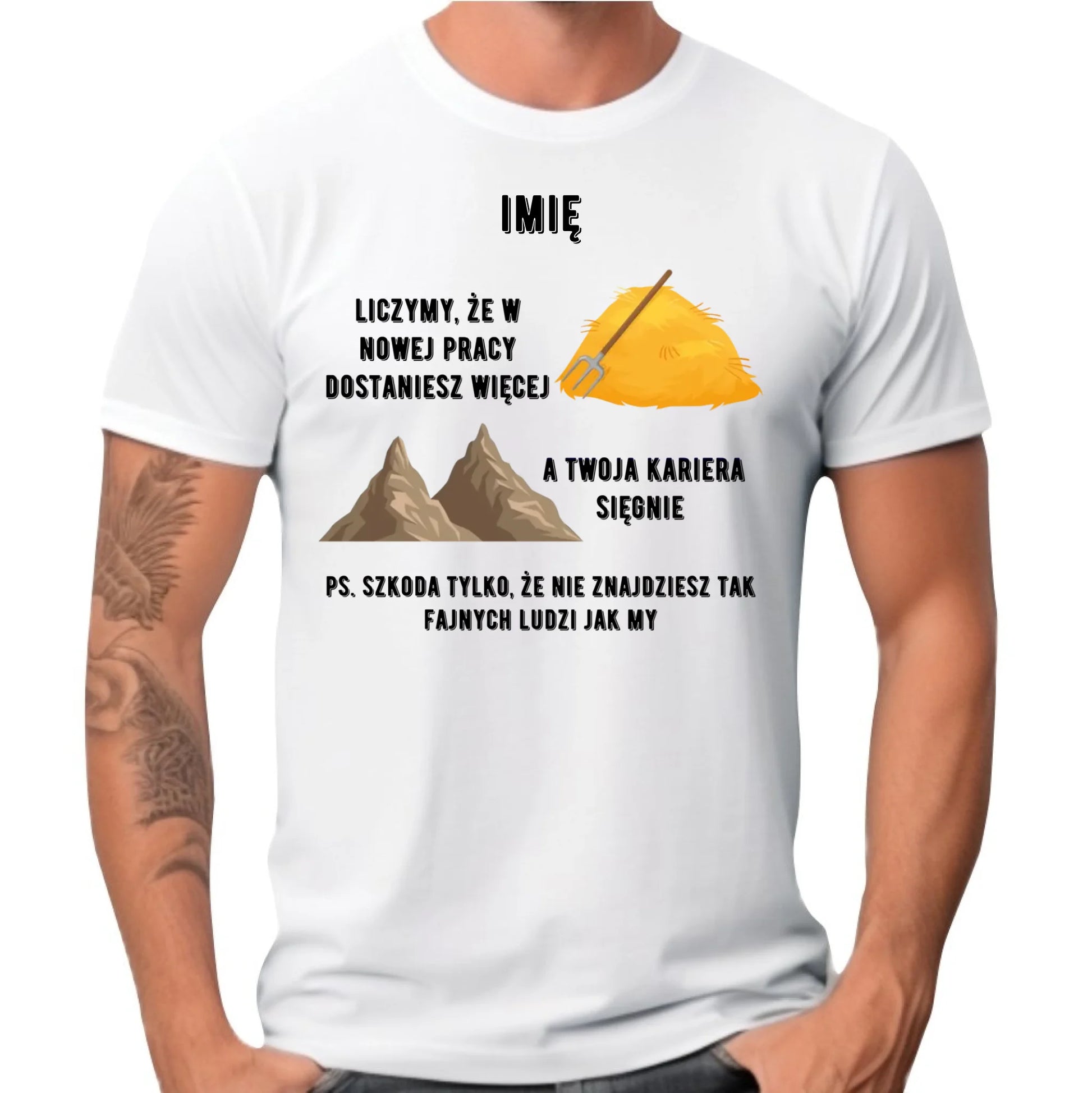 Koszulka męska na odejście z pracy - Nie znajdziesz tak fajnych ludzi jak my - personalizowana OP04 - StoryCups.pl
