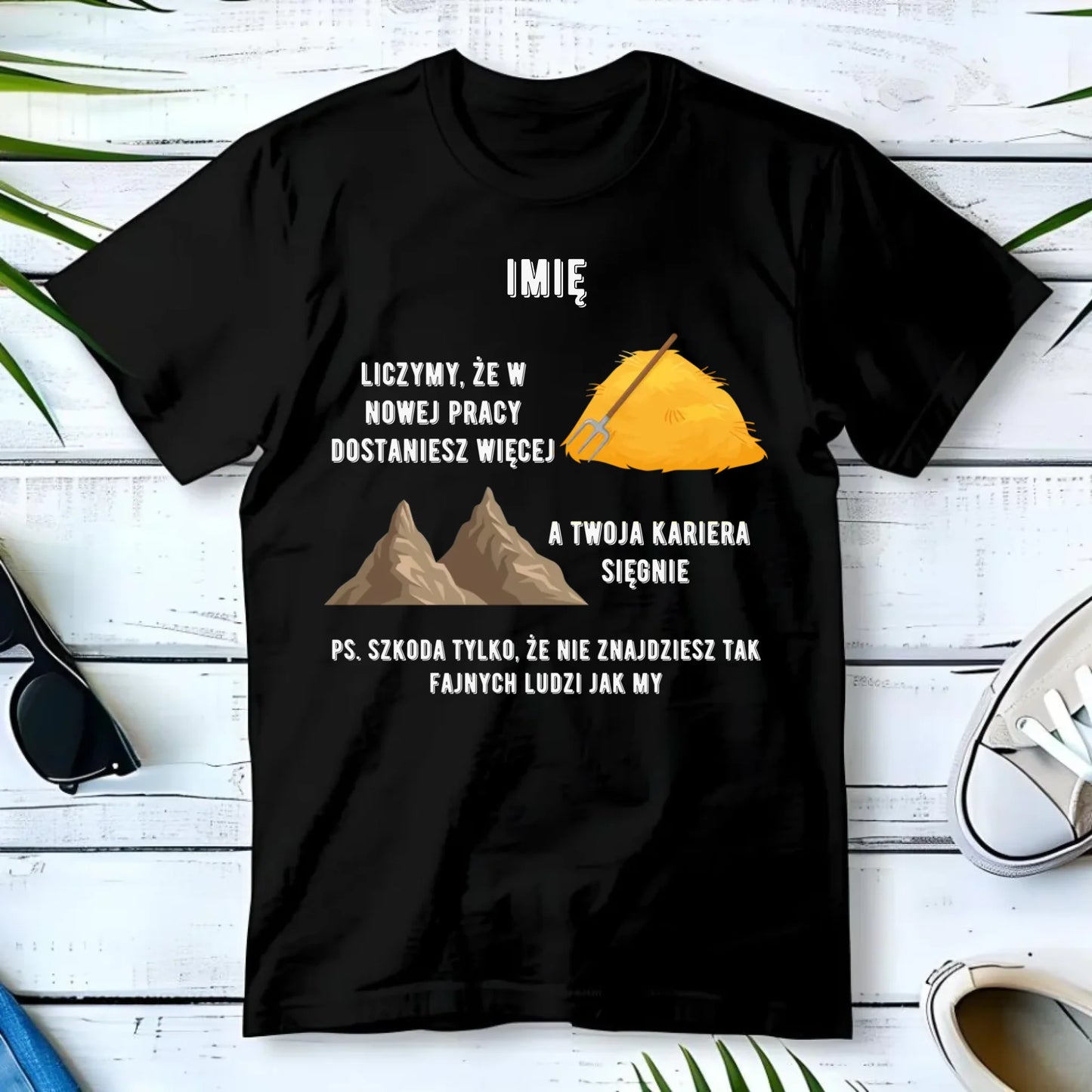 Koszulka męska na odejście z pracy - Nie znajdziesz tak fajnych ludzi jak my - personalizowana OP04 - StoryCups.pl