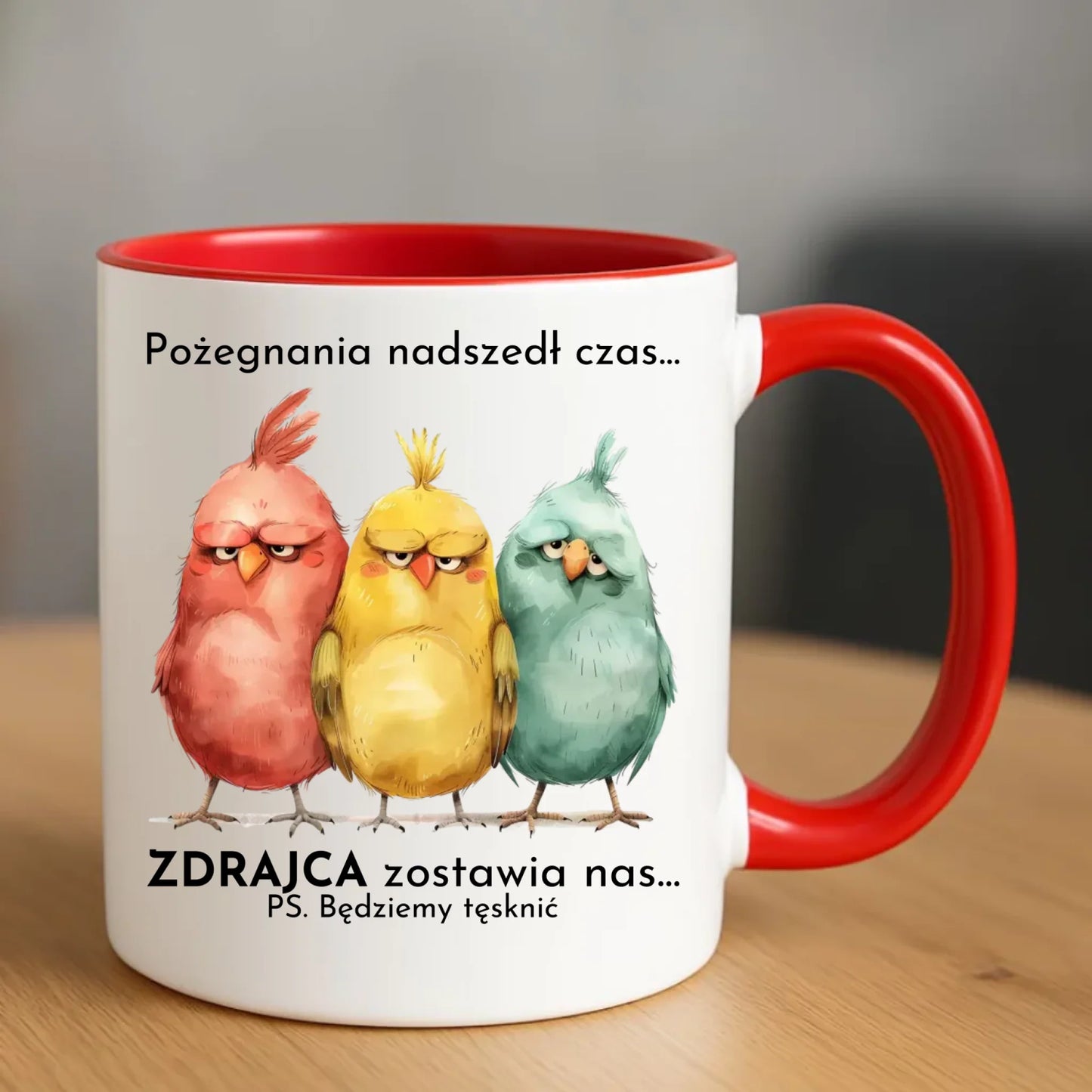 Kubek na odejście z pracy - Pożegnania nadszedł czas OP05 - StoryCups.pl