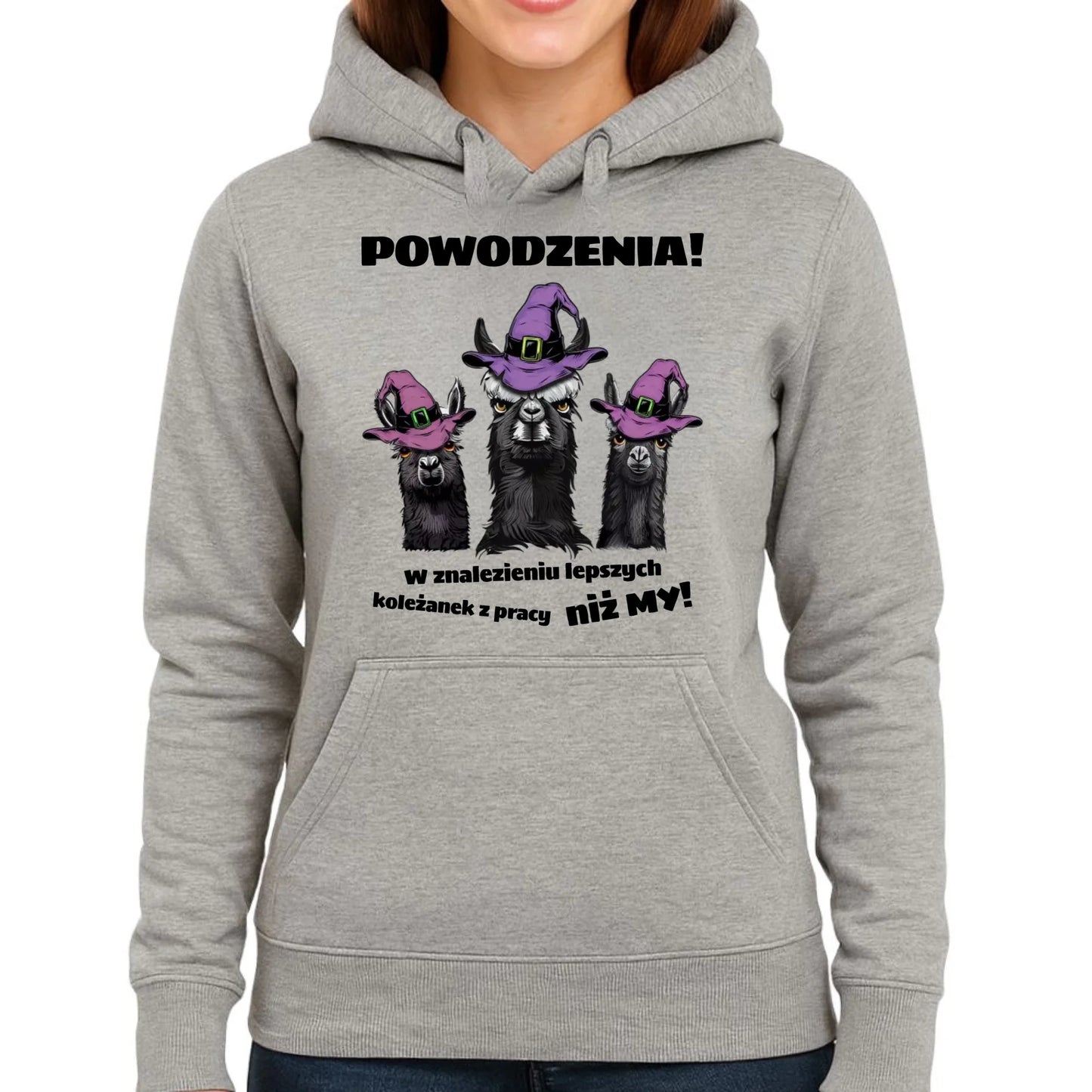 Bluza damska z kapturem na odejście z pracy - Powodzenia w znalezieniu lepszych koleżanek OP07 - StoryCups.pl