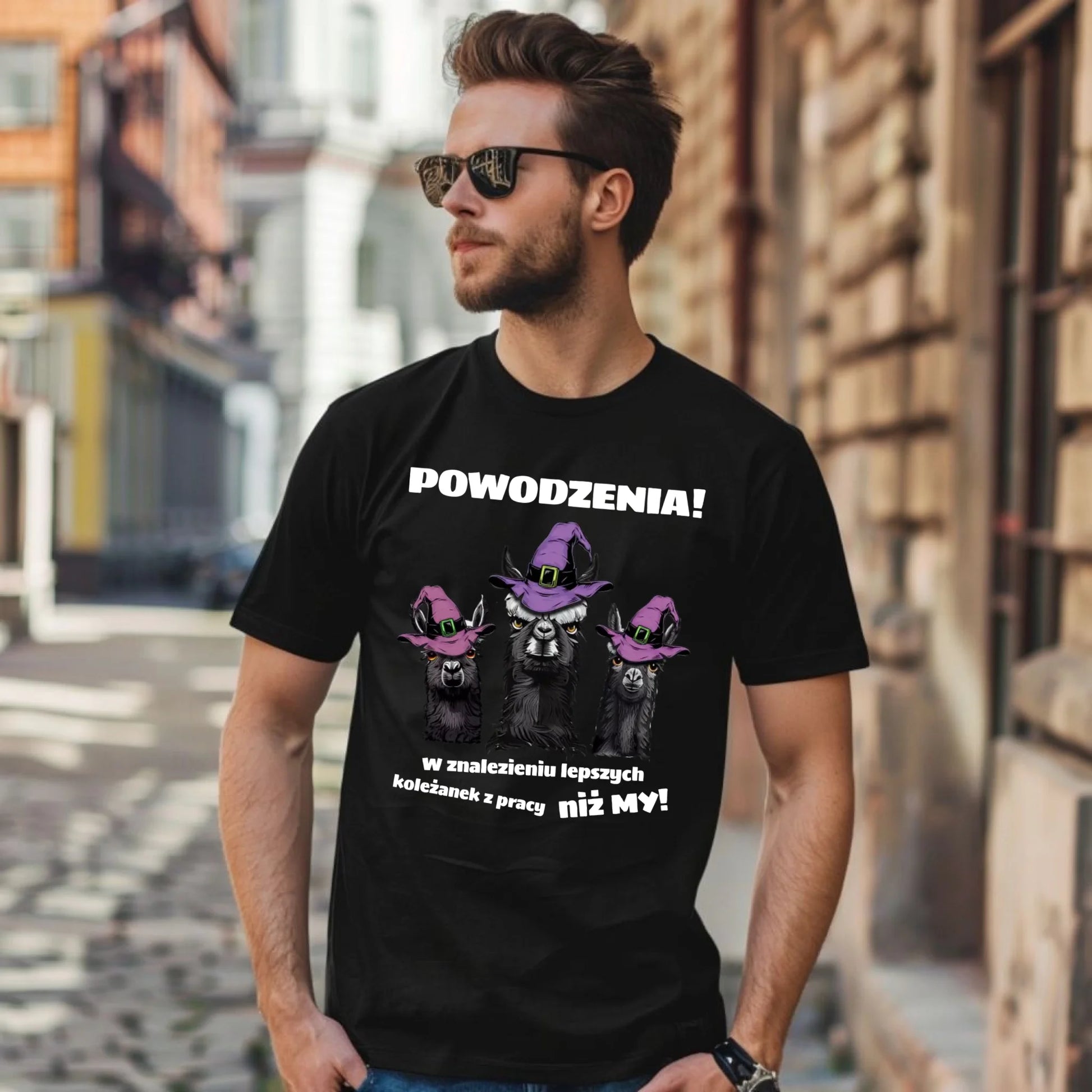 Koszulka męska na odejście z pracy - Powodzenia w znalezieniu lepszych koleżanek OP07 - StoryCups.pl