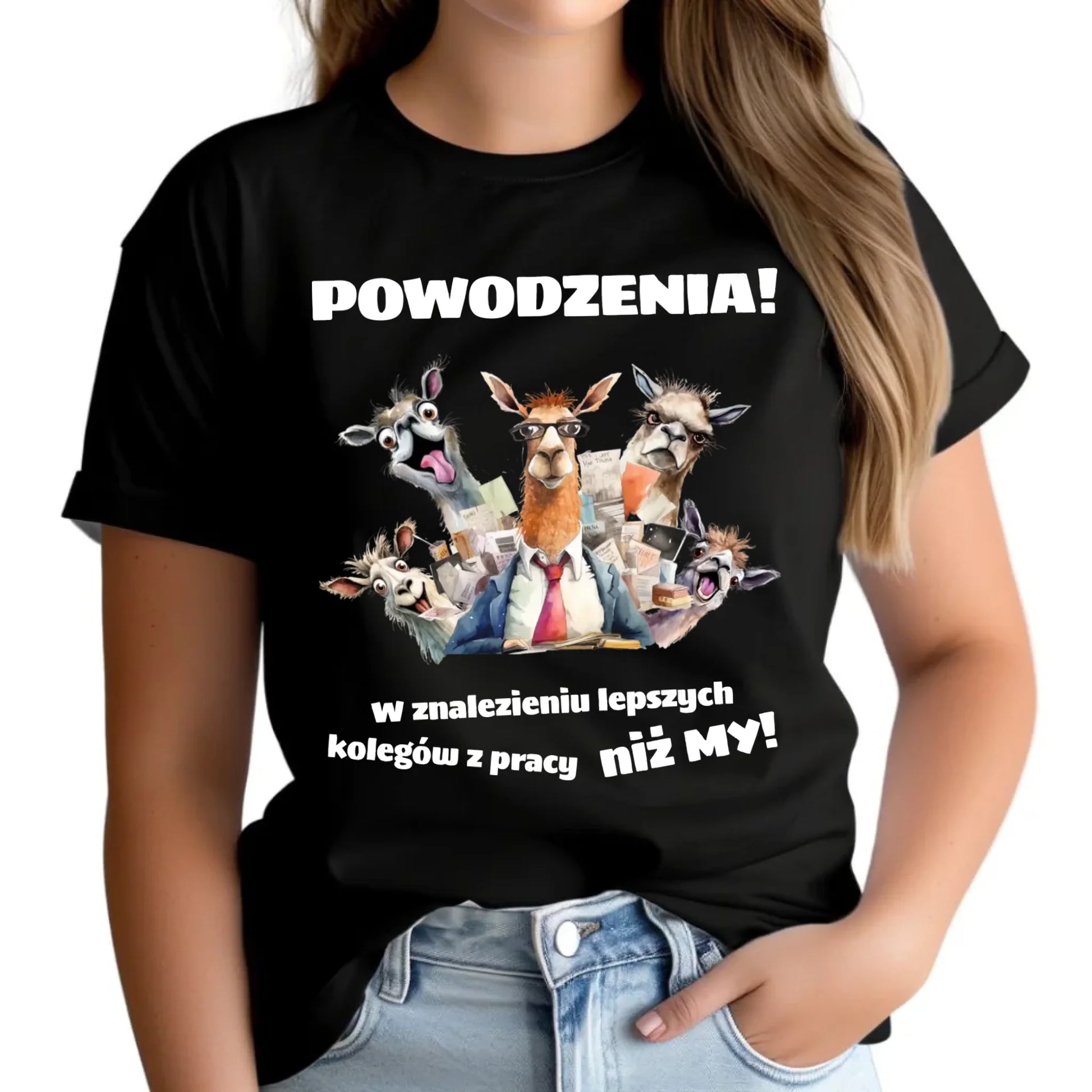 Koszulka damska na odejście z pracy - Powodzenia w znalezieniu lepszych kolegów OP08 - StoryCups.pl