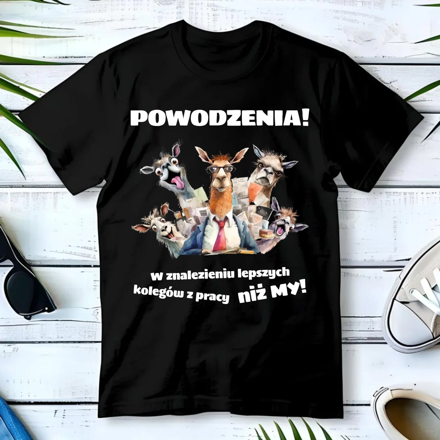 Koszulka męska na odejście z pracy - Powodzenia w znalezieniu lepszych kolegów OP08 - StoryCups.pl