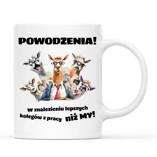 Kubek na odejście z pracy - Powodzenia w znalezieniu lepszych kolegów OP08