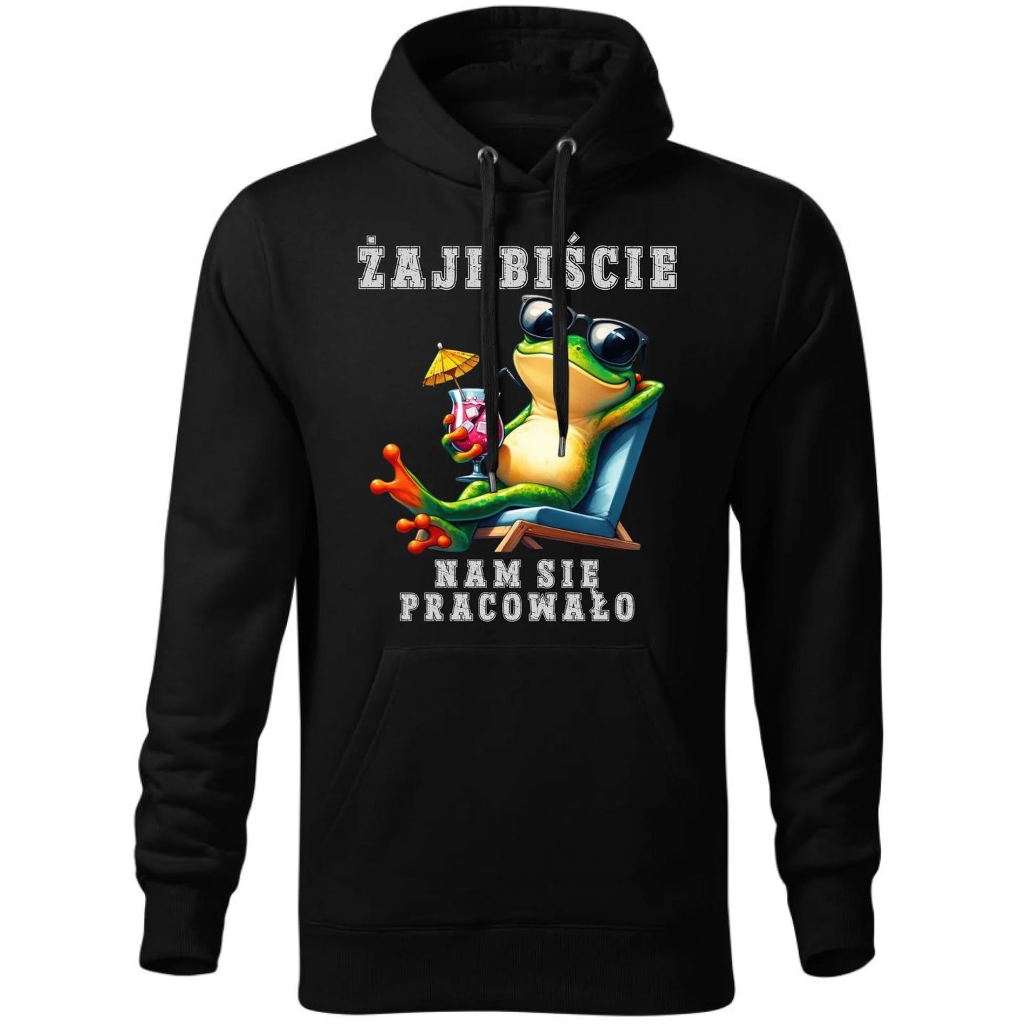 Bluza męska z kapturem na odejście z pracy - Żajebiście nam się pracowało OP09 - StoryCups.pl