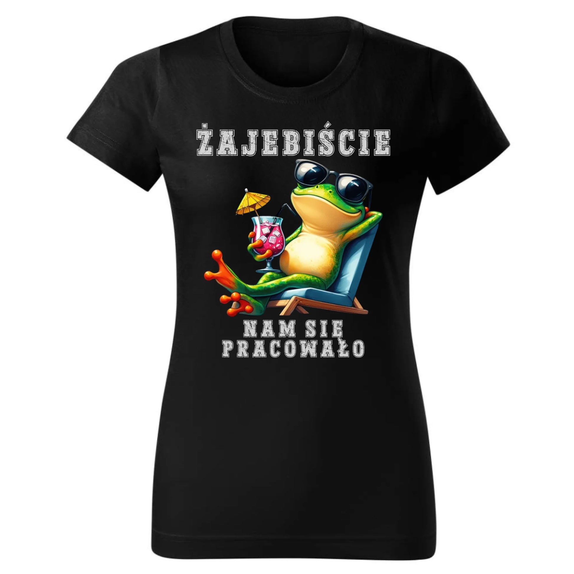Koszulka damska na odejście z pracy - Żajebiście nam się pracowało OP09 - StoryCups.pl