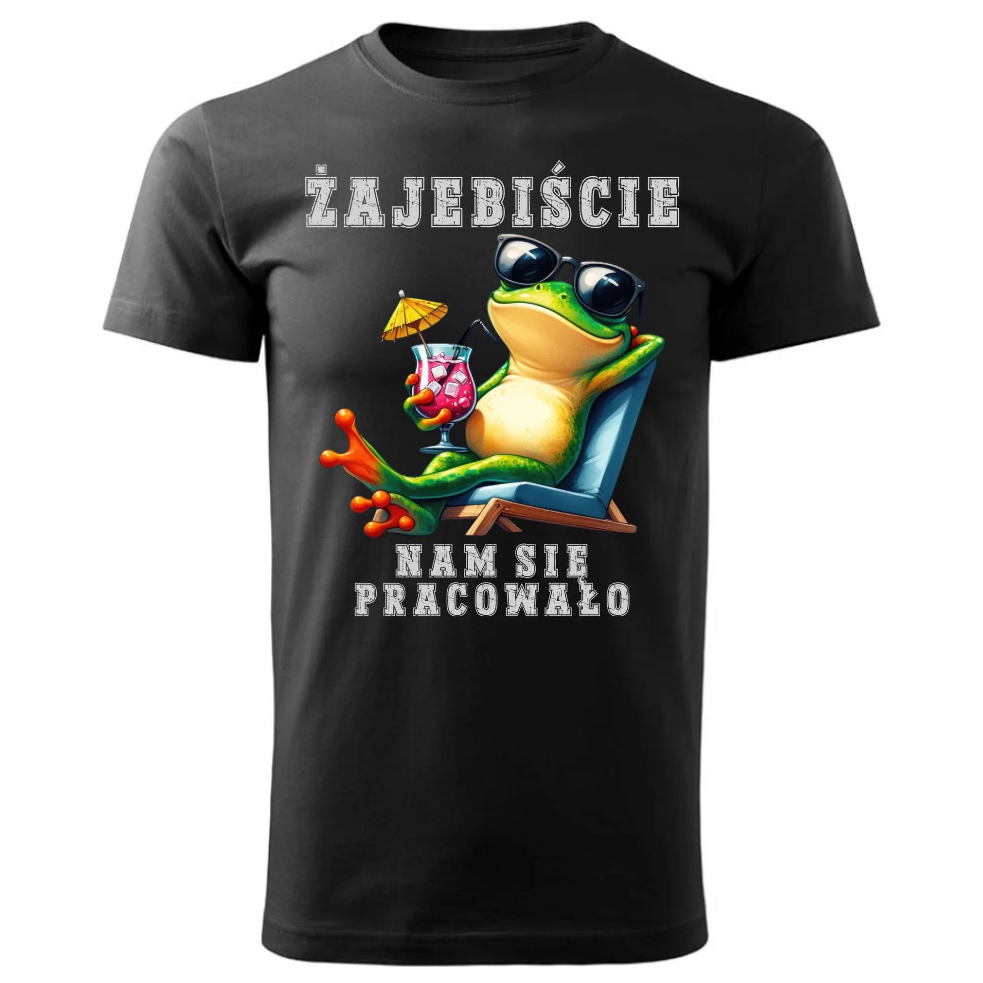 Koszulka męska na odejście z pracy - Żajebiście nam się pracowało OP09 - StoryCups.pl