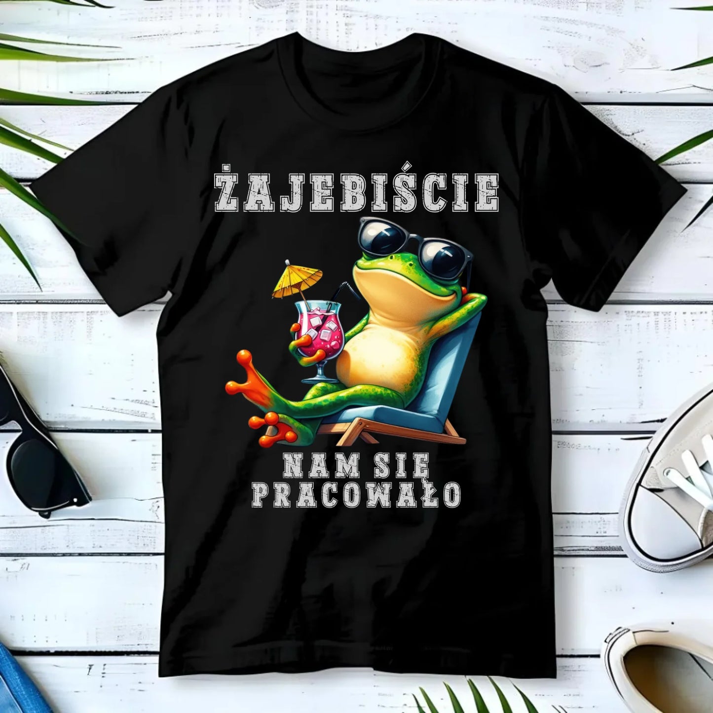 Koszulka męska na odejście z pracy - Żajebiście nam się pracowało OP09 - StoryCups.pl