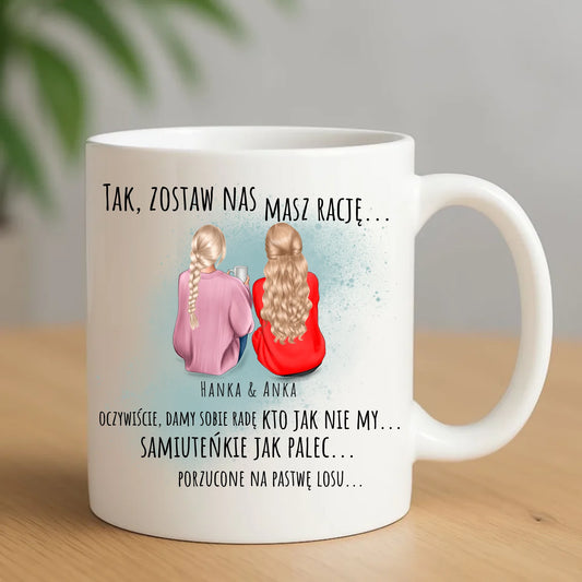 Kubek na odejście z pracy - prezent do koleżanek - 2-5 osób personalizowany OP16