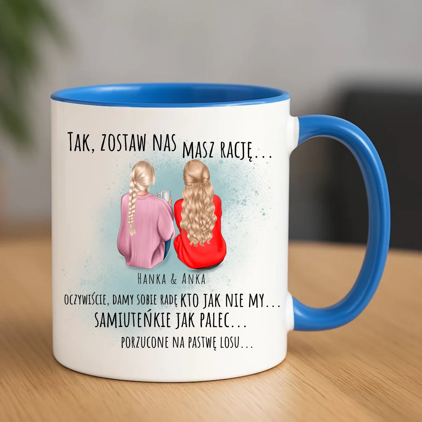 Kubek na odejście z pracy - prezent od koleżanek - 2-5 osób personalizowany OP16 - StoryCups.pl