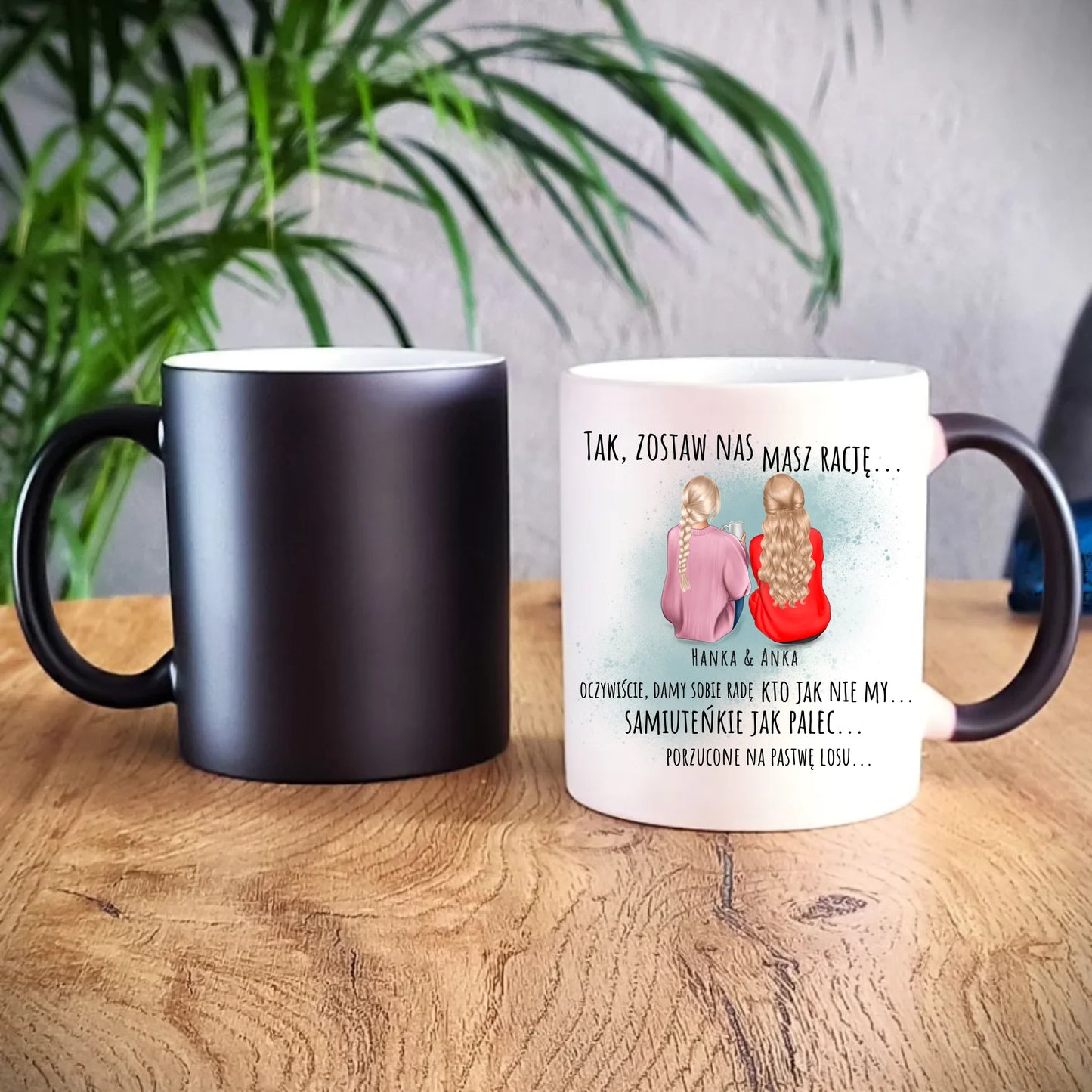 Kubek magiczny na odejście z pracy - prezent do koleżanek - 2-5 osób personalizowany OP16