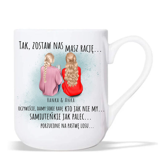 Kubek elegant na odejście z pracy - prezent do koleżanek - 2-5 osób personalizowany OP16