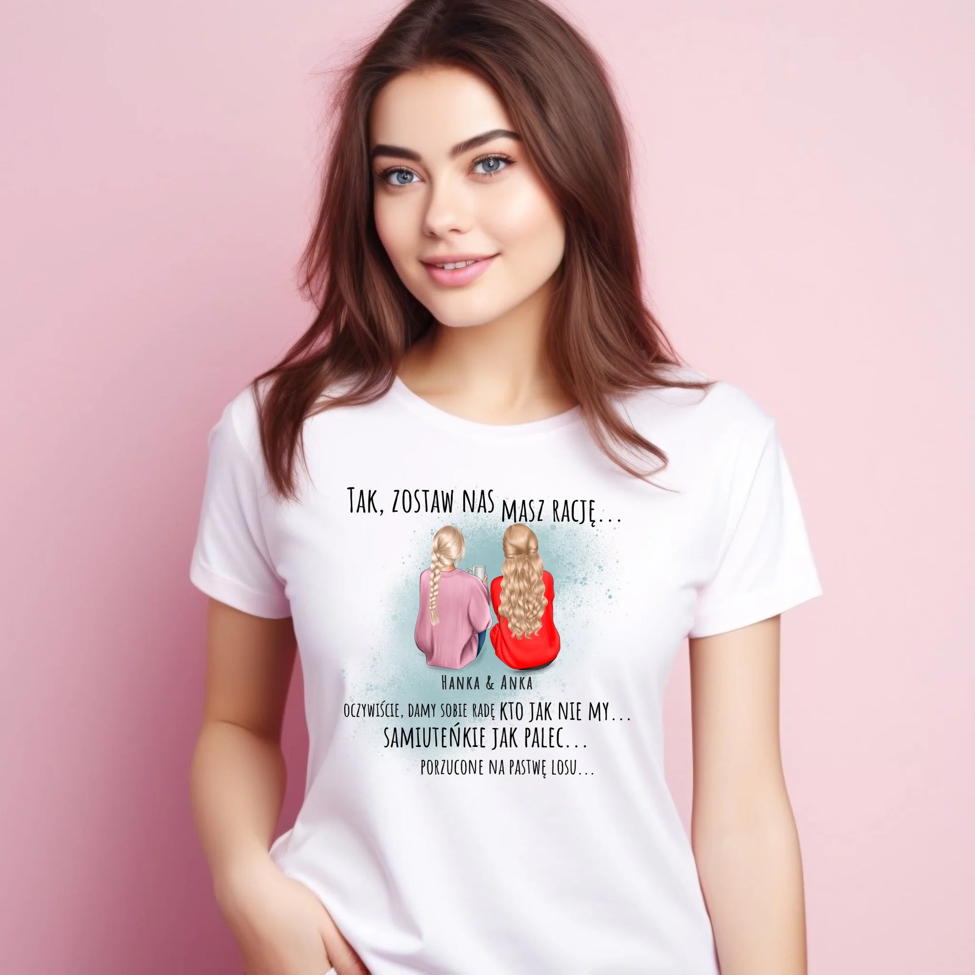 Koszulka damska na odejście z pracy - prezent do koleżanek - 2-5 osób personalizowana OP16 - StoryCups.pl