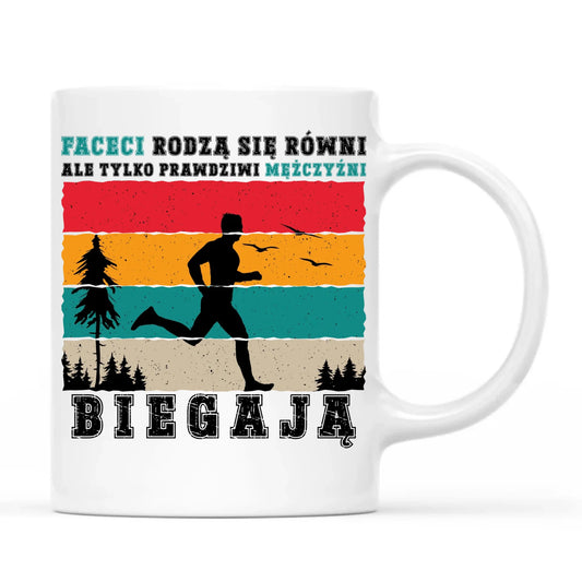 Kubek dla biegacza - Prawdziwi mężczyźni biegają HB02 - StoryCups.pl
