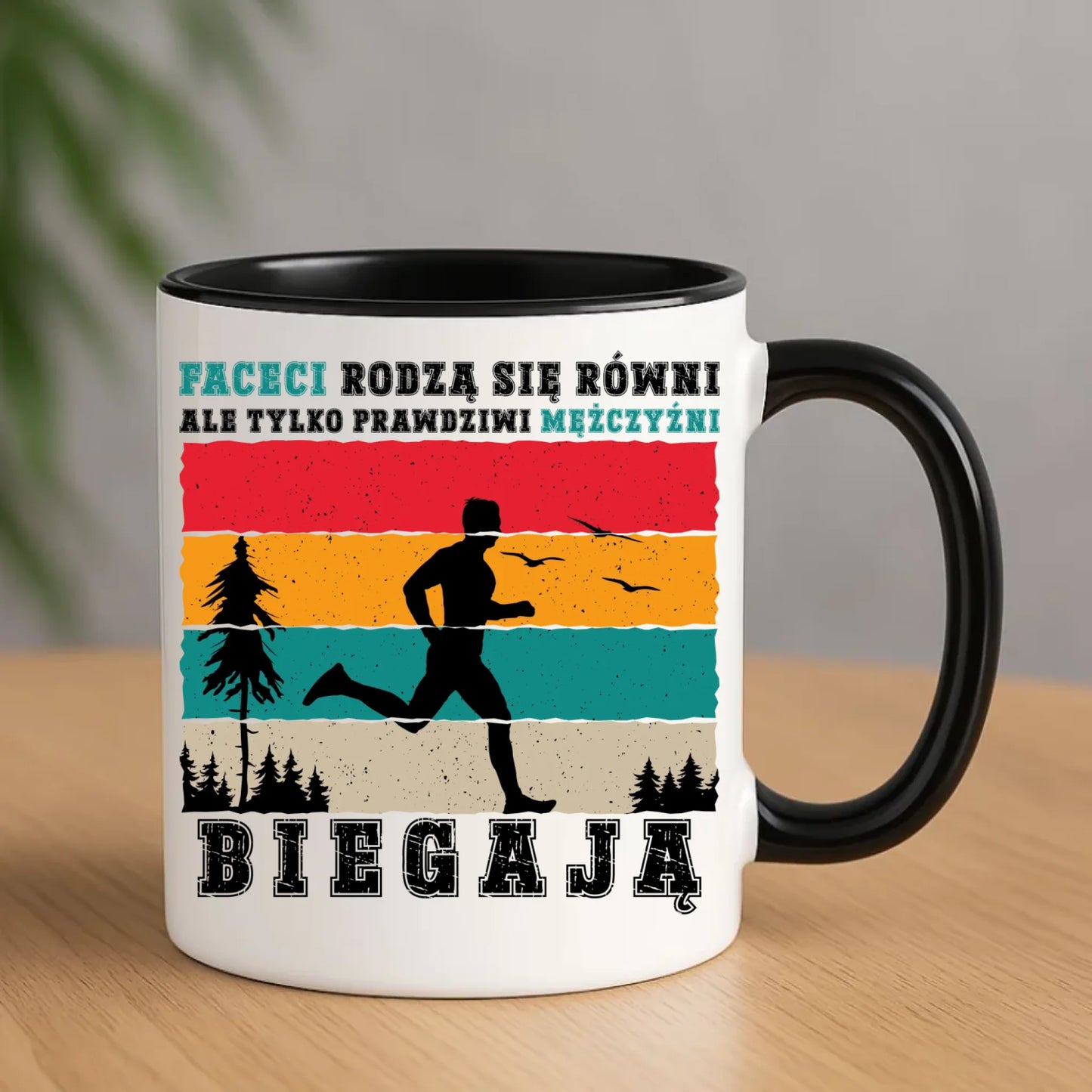 Kubek dla biegacza - Prawdziwi mężczyźni biegają HB02 - StoryCups.pl