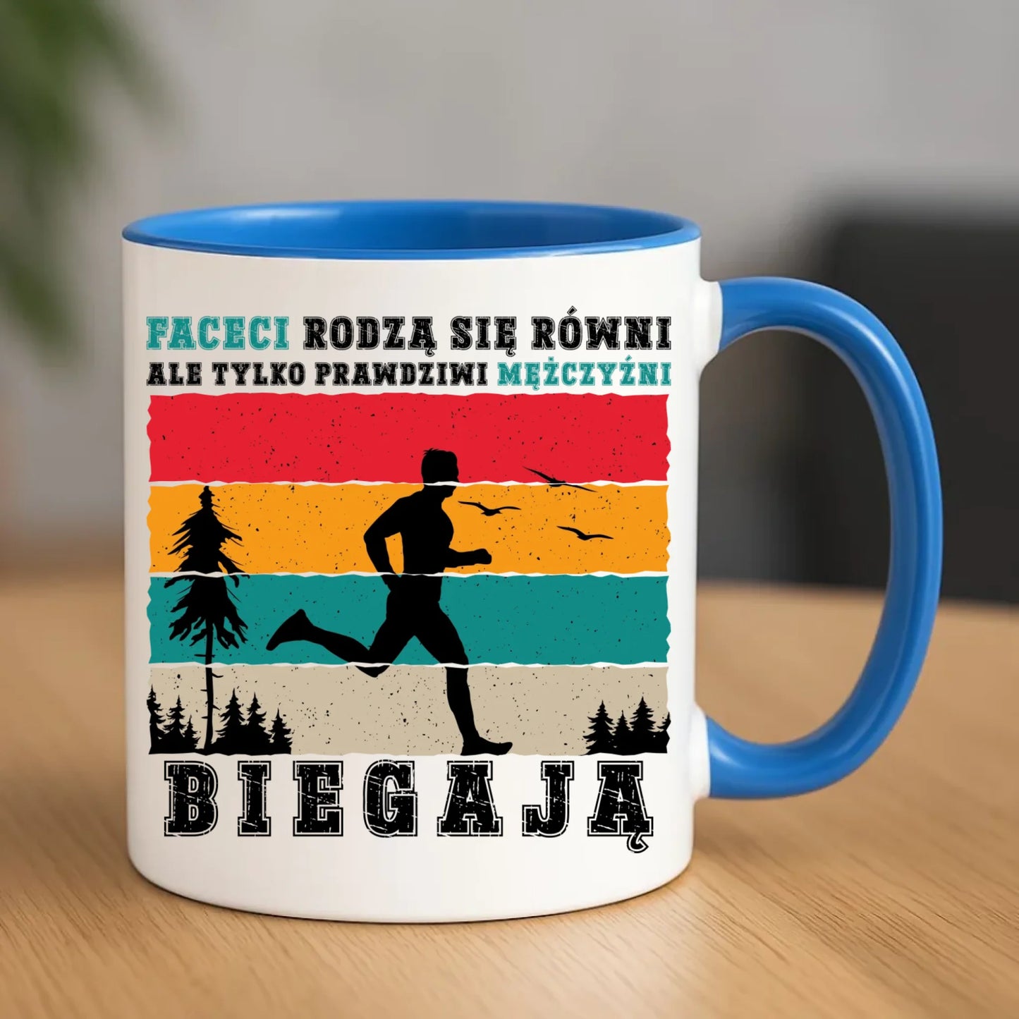 Kubek dla biegacza - Prawdziwi mężczyźni biegają HB02 - StoryCups.pl
