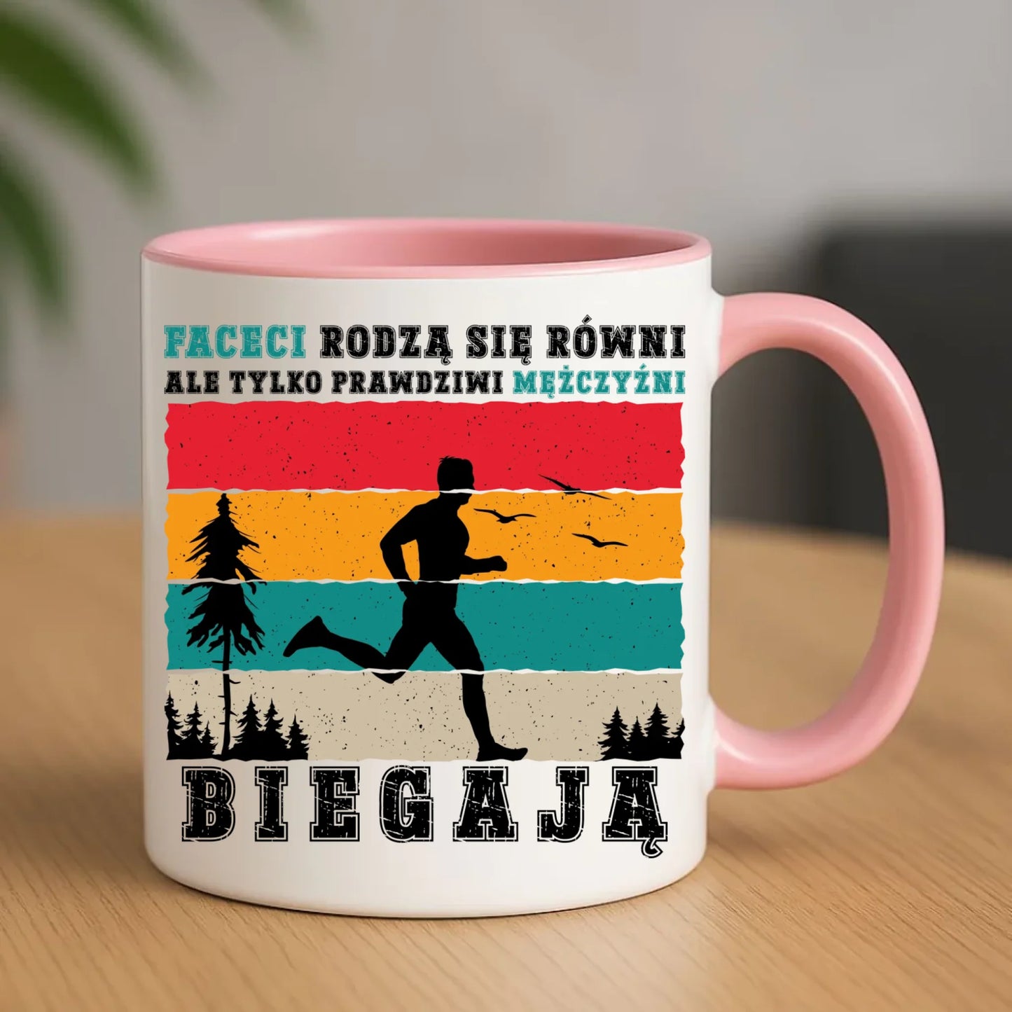 Kubek dla biegacza - Prawdziwi mężczyźni biegają HB02 - StoryCups.pl