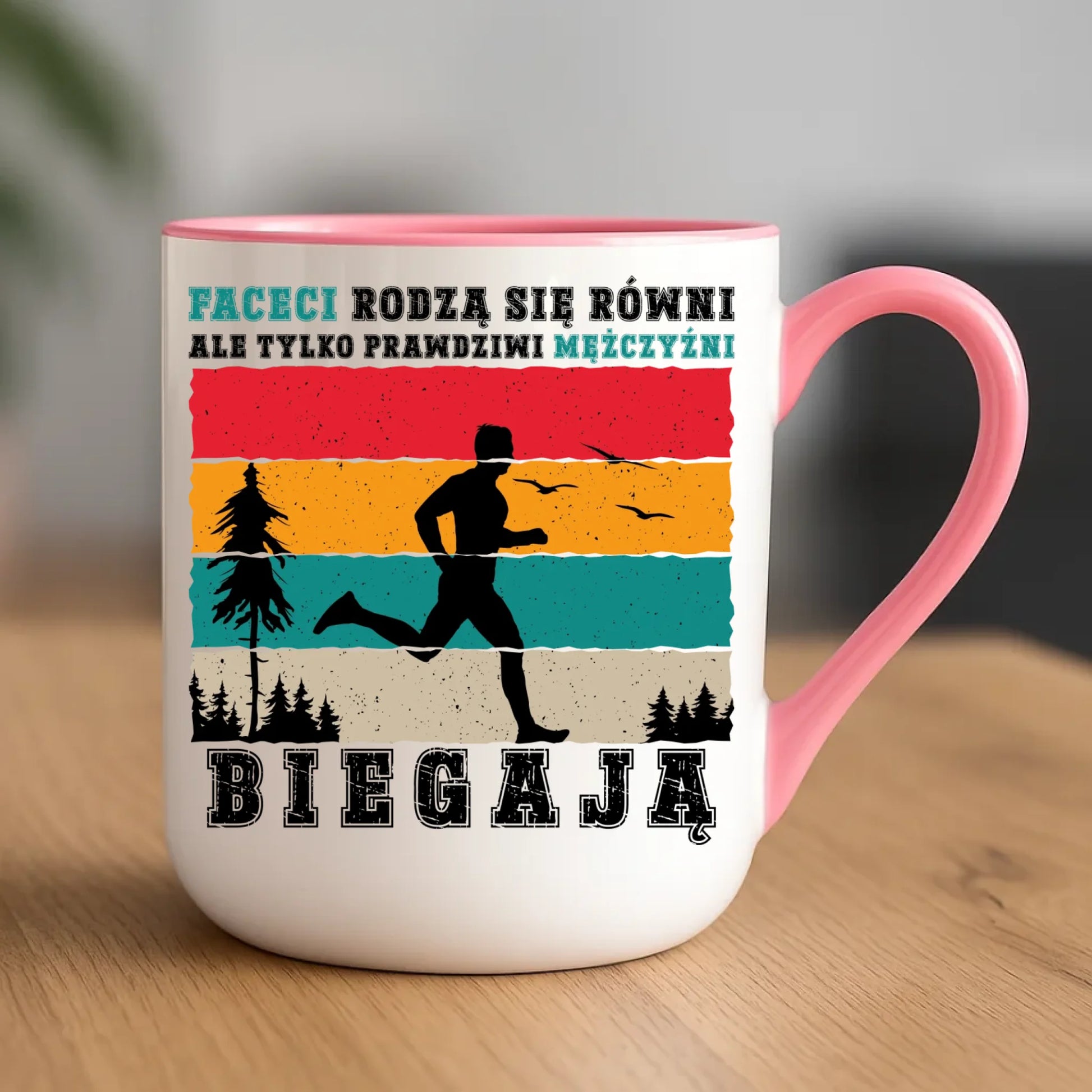 Kubek elegant dla biegacza - Prawdziwi mężczyźni biegają HB02 - StoryCups.pl