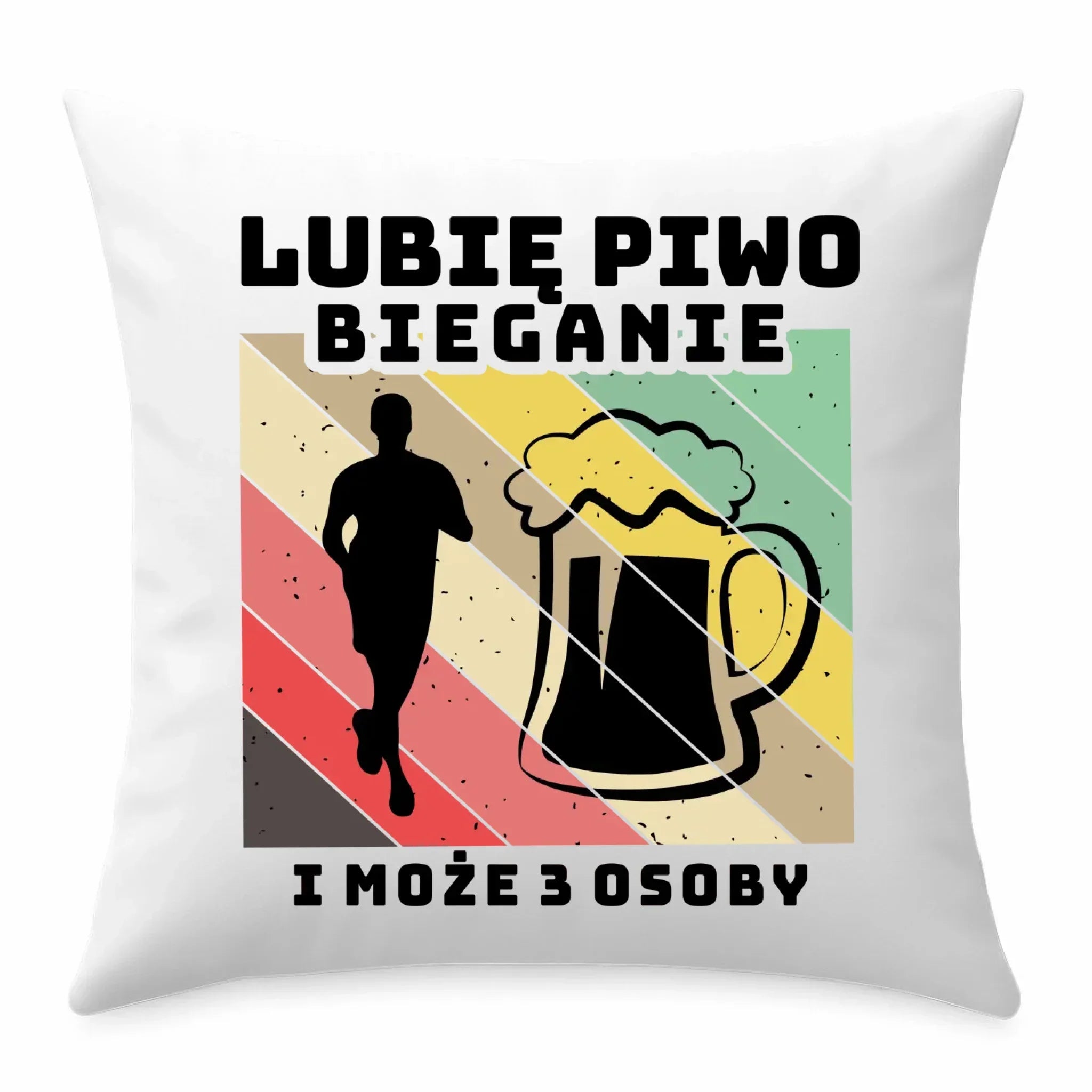 Poduszka dla biegacza - Lubię piwo bieganie HB01 - StoryCups.pl