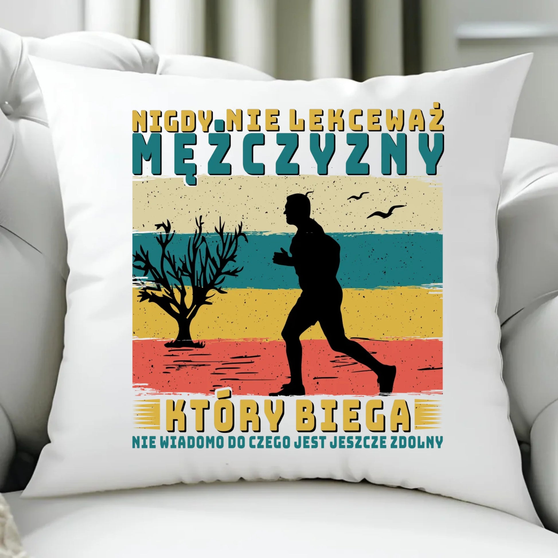 Poduszka dla biegacza - Nigdy nie lekceważ HB03 - StoryCups.pl