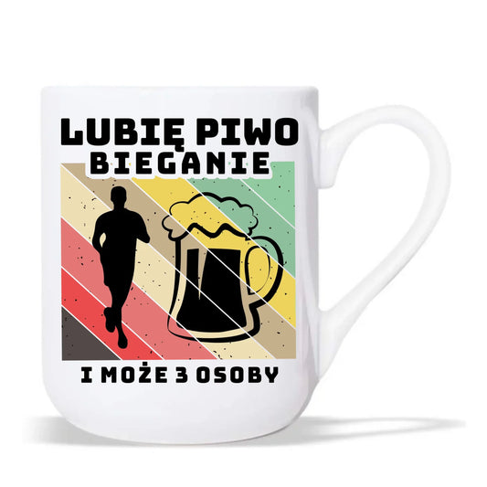 Kubek elegant dla biegacza - Lubię piwo bieganie HB01 - StoryCups.pl