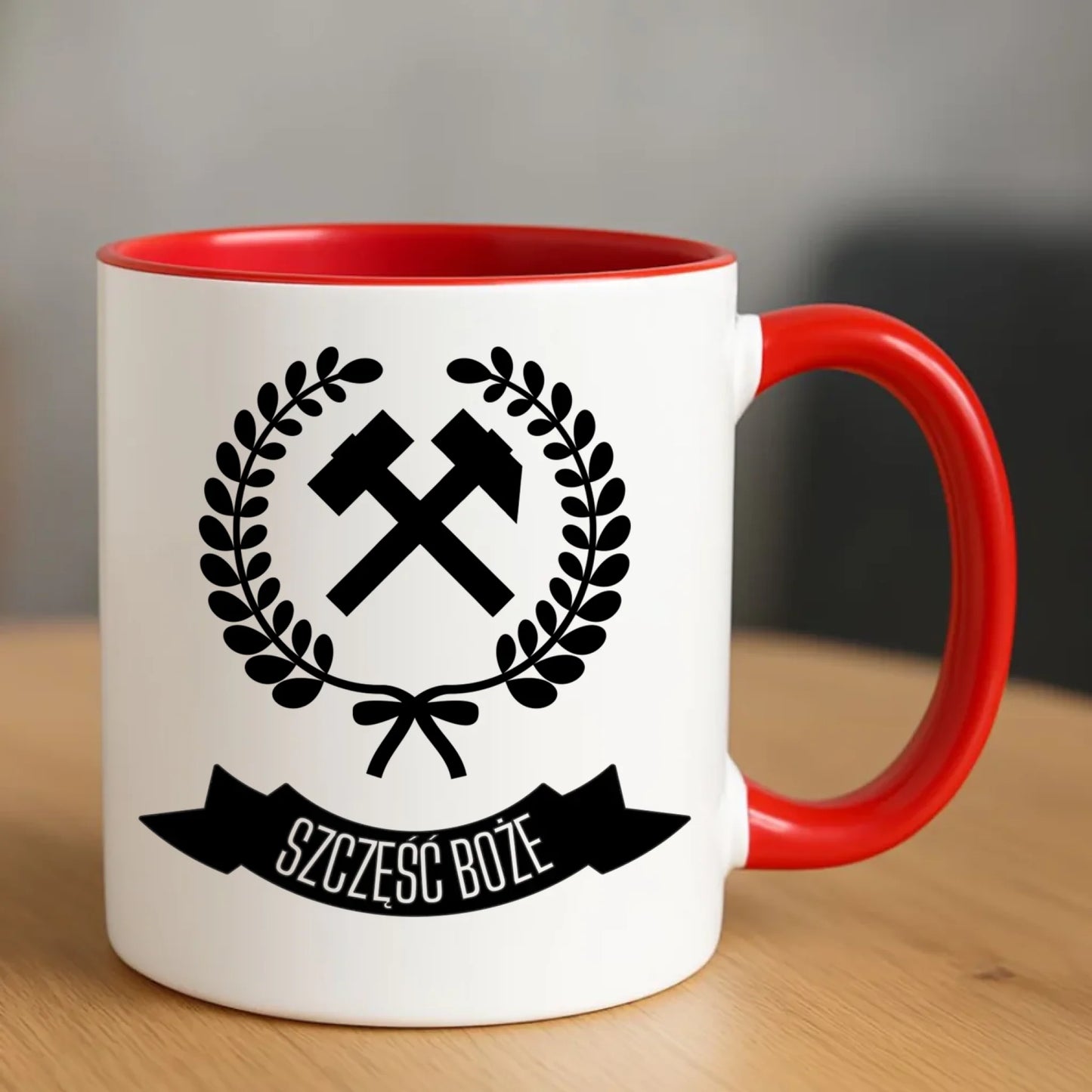 Kubek - prezent dla górnika - Szczęść Boże G02 - StoryCups.pl