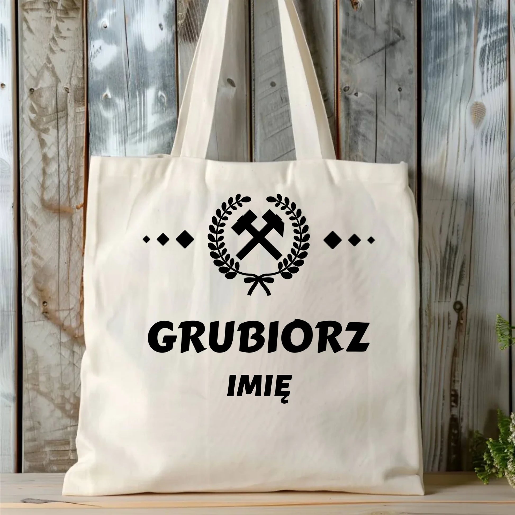 Torba - prezent dla górnika - Grubiorz - personalizowana G03 - StoryCups.pl