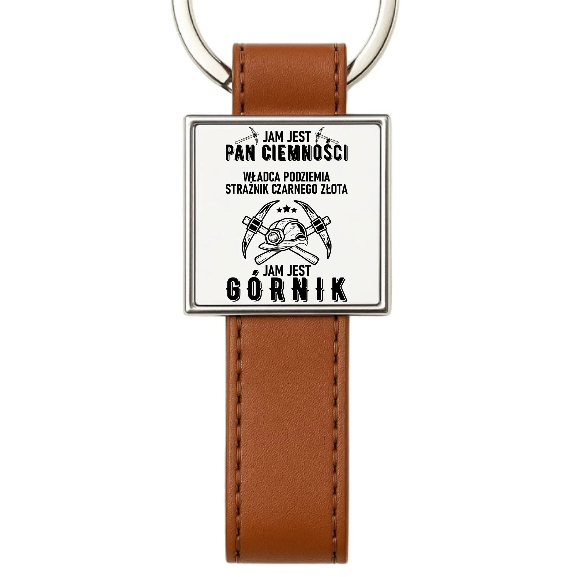 Brelok - prezent dla górnika - Pan ciemności jam jest górnik G04 - StoryCups.pl