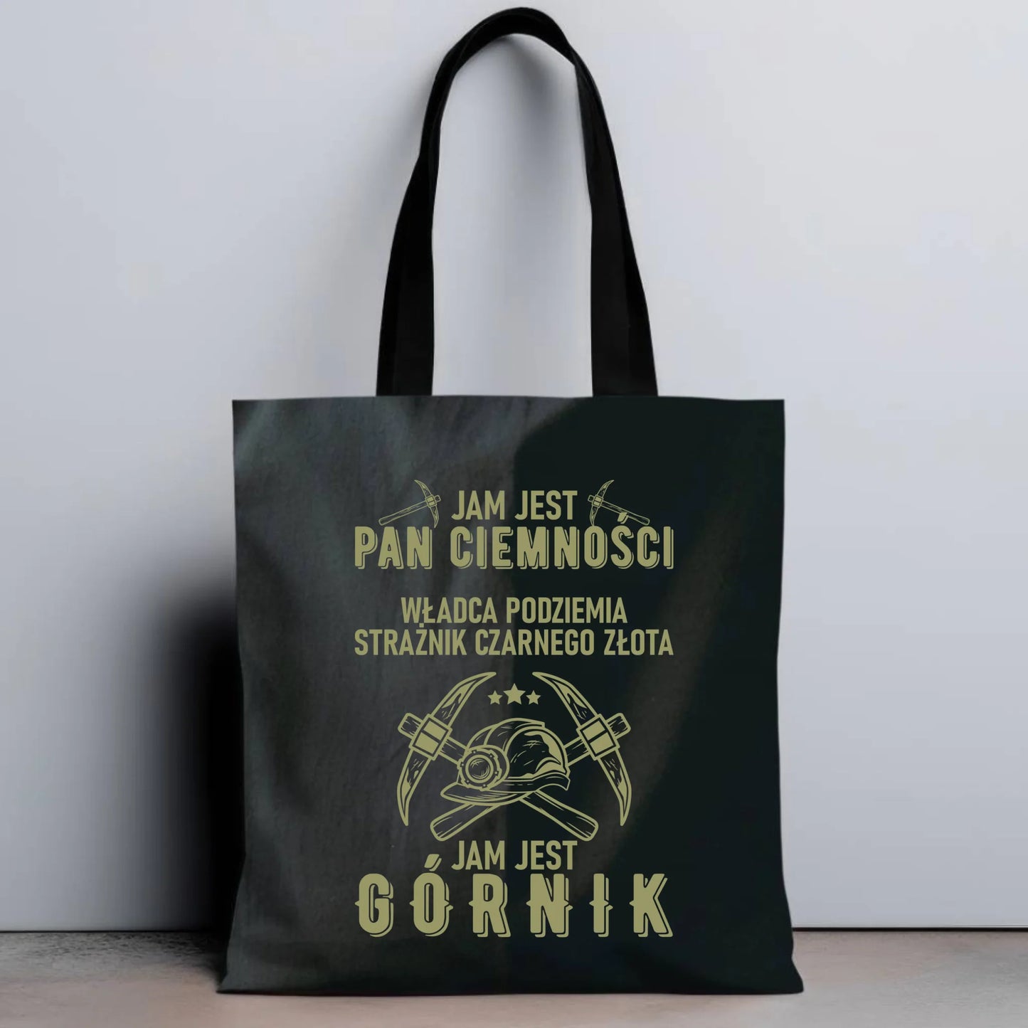 Torba - prezent dla górnika - Pan ciemności jam jest górnik G04 - StoryCups.pl