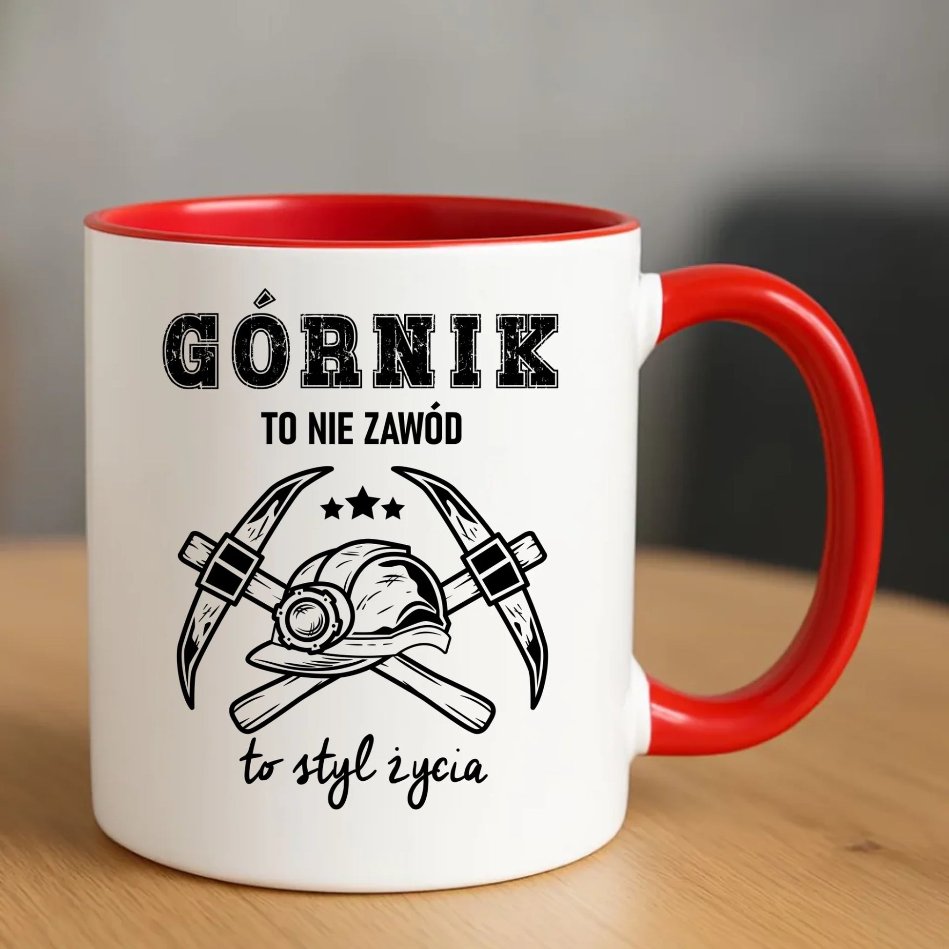 Kubek - prezent dla górnika - Górnik to nie zawód to styl życia G05 - StoryCups.pl