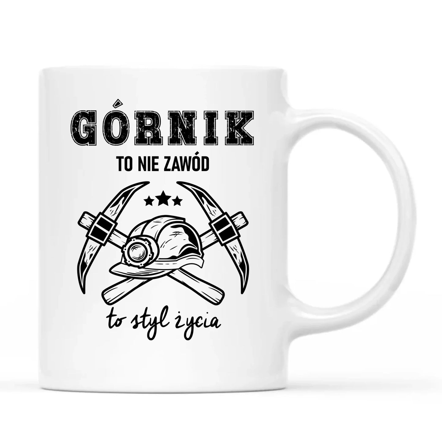 Kubek - prezent dla górnika - Górnik to nie zawód to styl życia G05 - StoryCups.pl