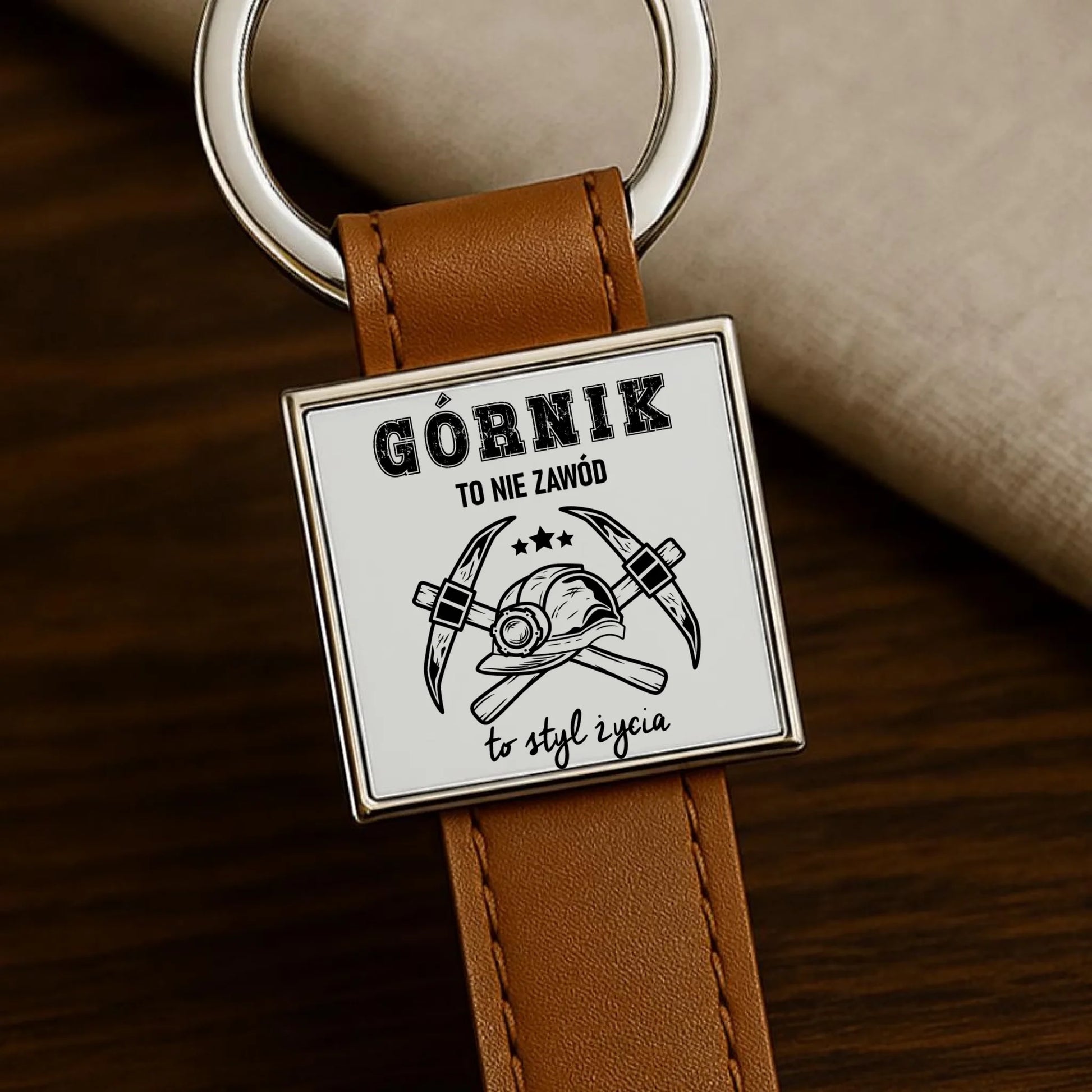 Brelok - prezent dla górnika - Górnik to nie zawód to styl życia G05 - StoryCups.pl