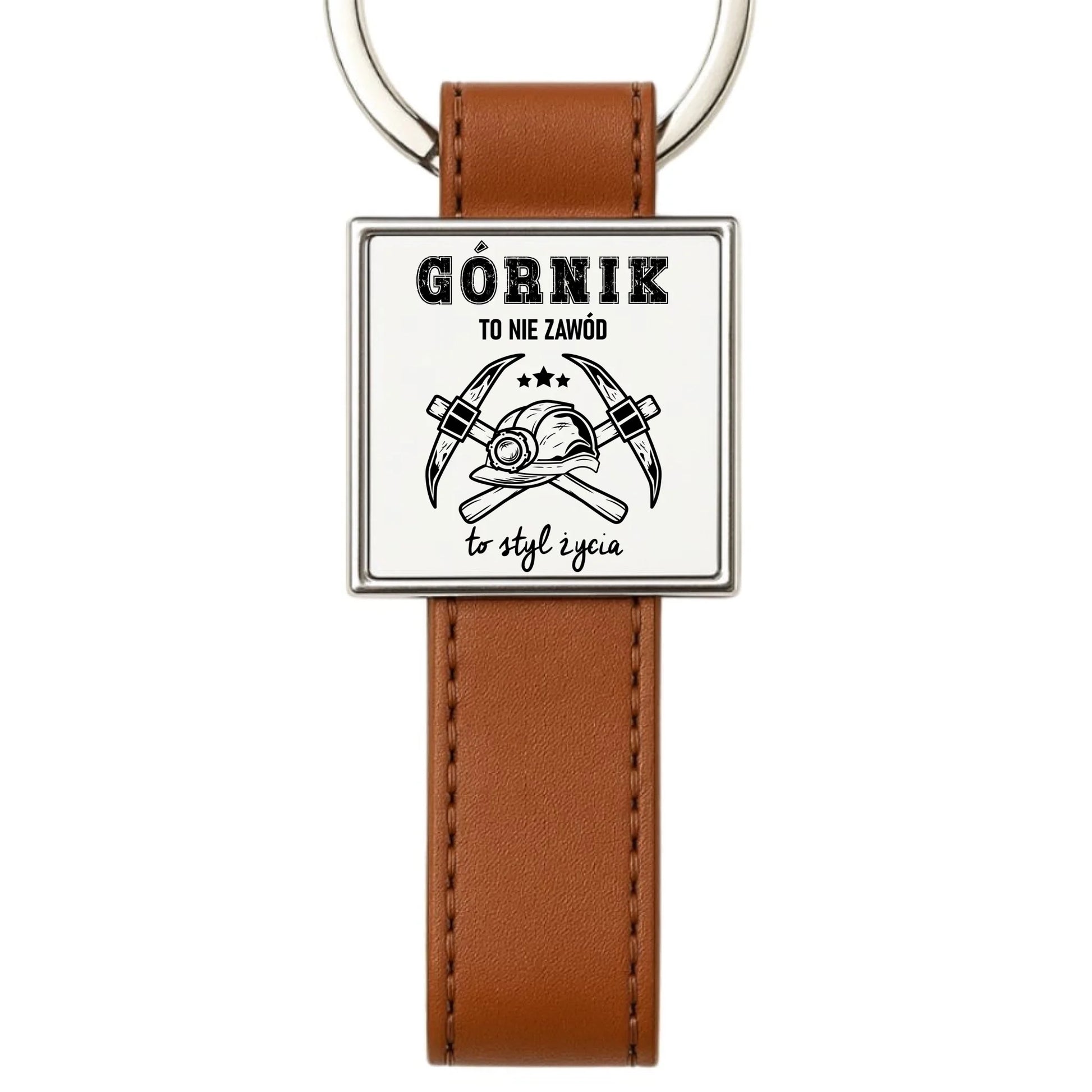 Brelok - prezent dla górnika - Górnik to nie zawód to styl życia G05 - StoryCups.pl