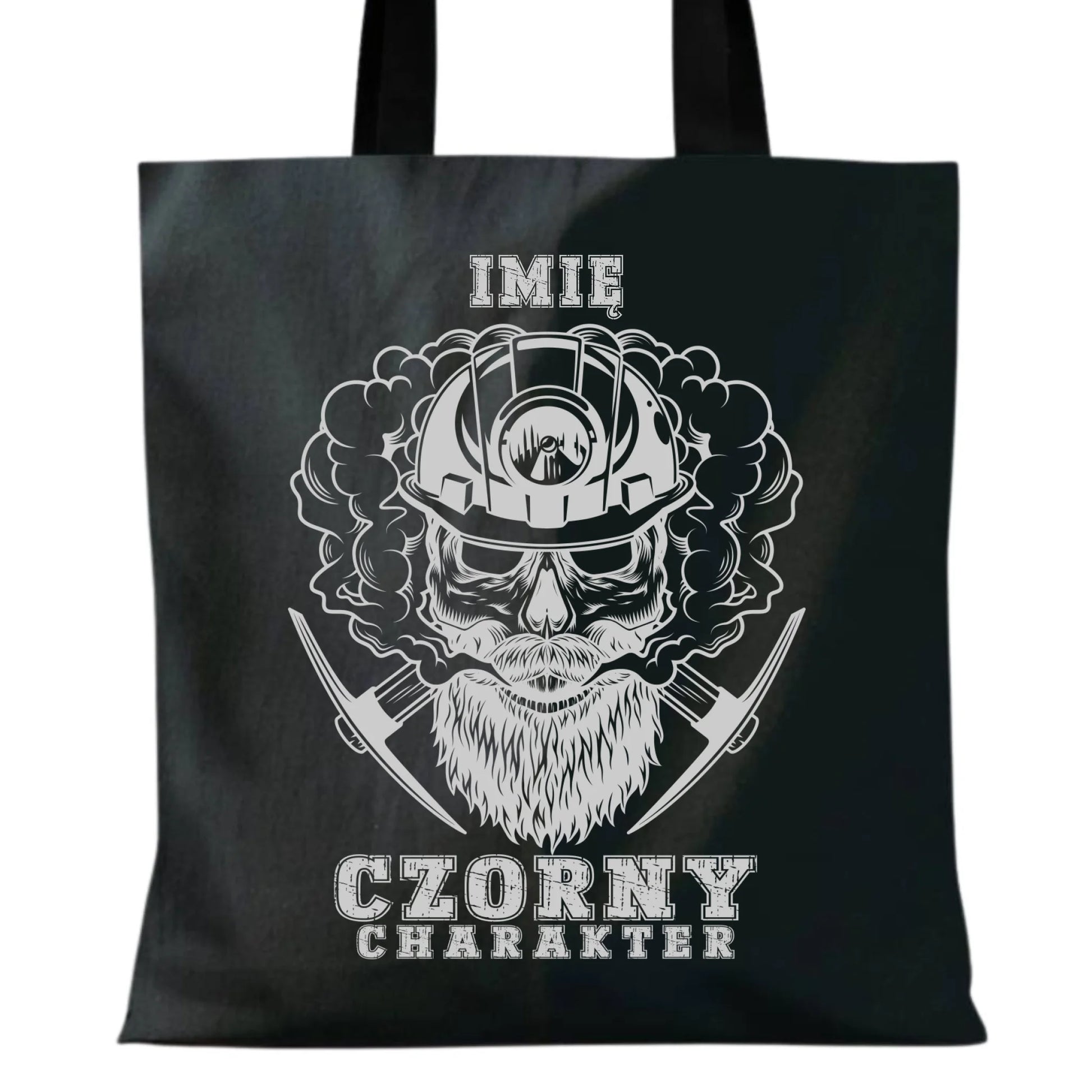 Torba - prezent dla górnika - Czorny charakter - personalizowana G06 - StoryCups.pl