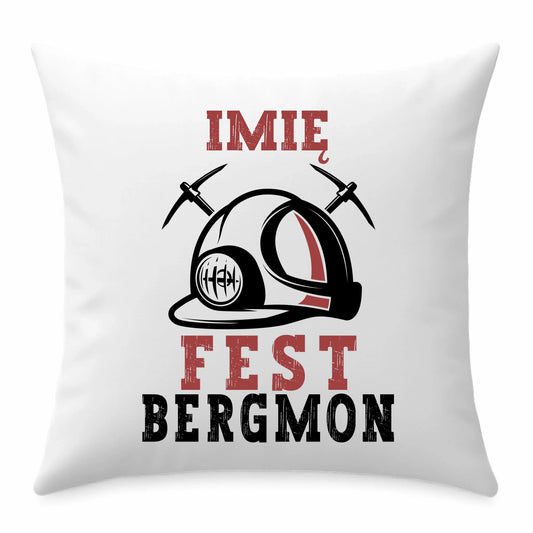 Poduszka - prezent dla górnika - Fest bergmon - personalizowana G07 - StoryCups.pl